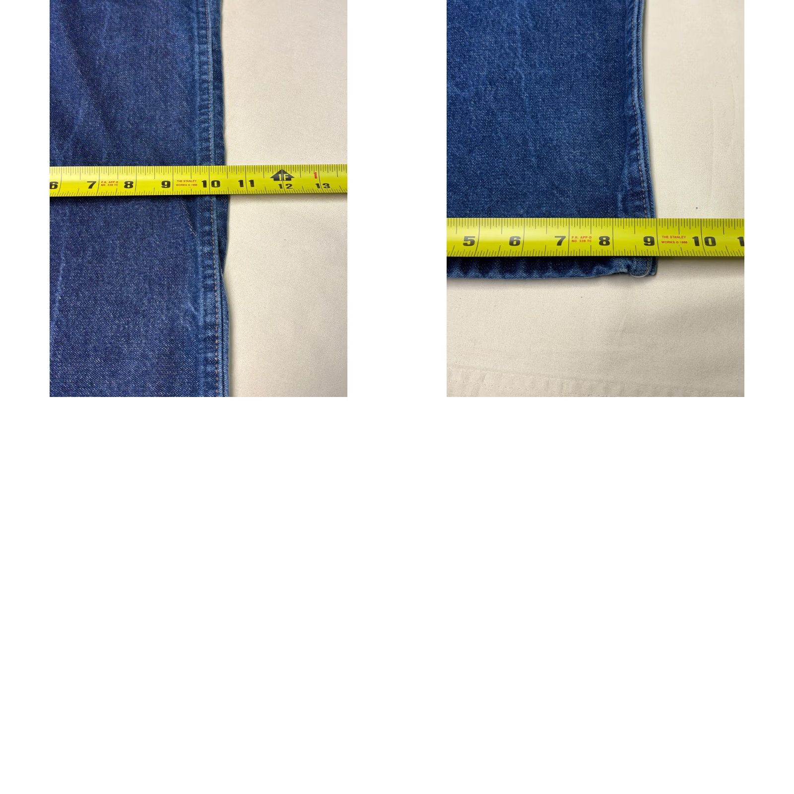 Wrangler Wrangler Jeans Men 44x34 Dark Wash Relaxed Fit Cotton Denim 5-Pocket Logo Zipper Button Straight Mid Rise 44 in Inseam 34 in Size US 44 / EU 60 - 9 Thumbnail