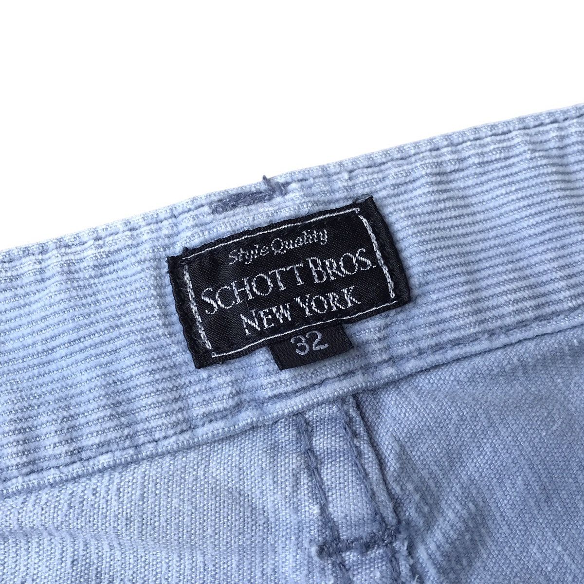 Schott Schott Bros. NYC Casual Corduroy Short Pants Size US 33 - 9 Thumbnail