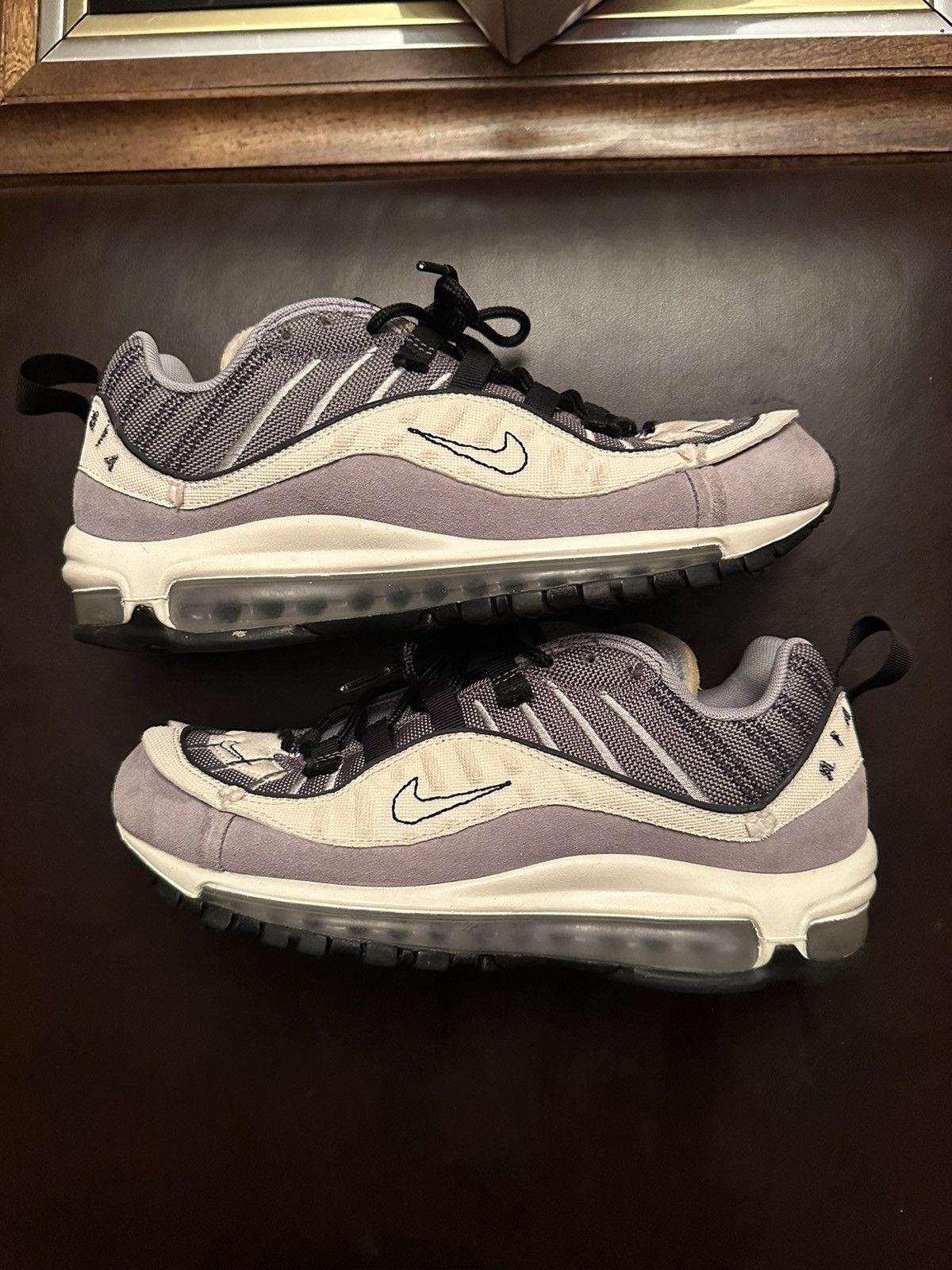 image of Nike Air Max 98 Se “Inside Out” Colorway Shoes in White, Men's