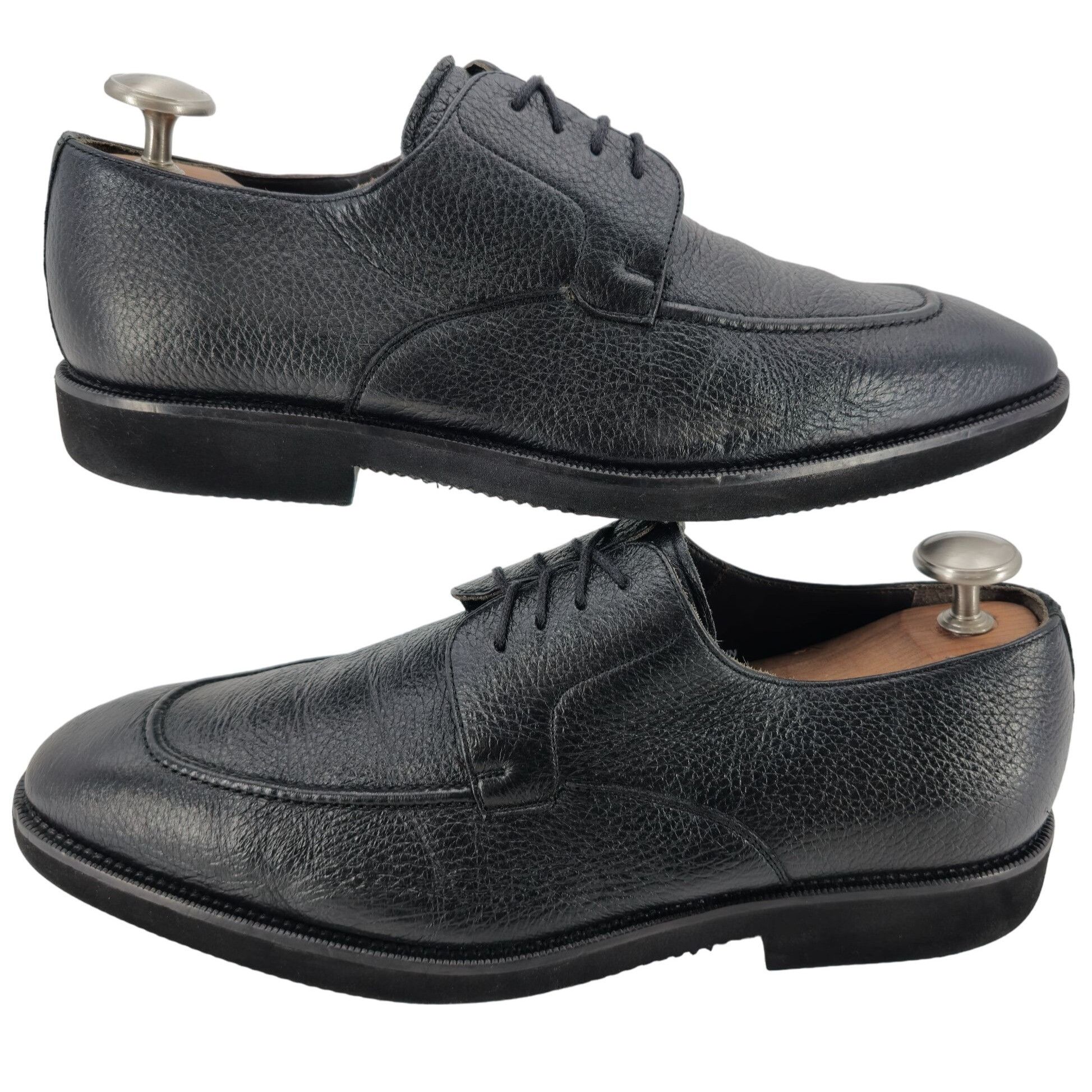 Mezlan Mezlan Black Textured Deerskin Dress Shoes Mens 12M Lepanto Size US 12 / EU 45 - 6 Thumbnail