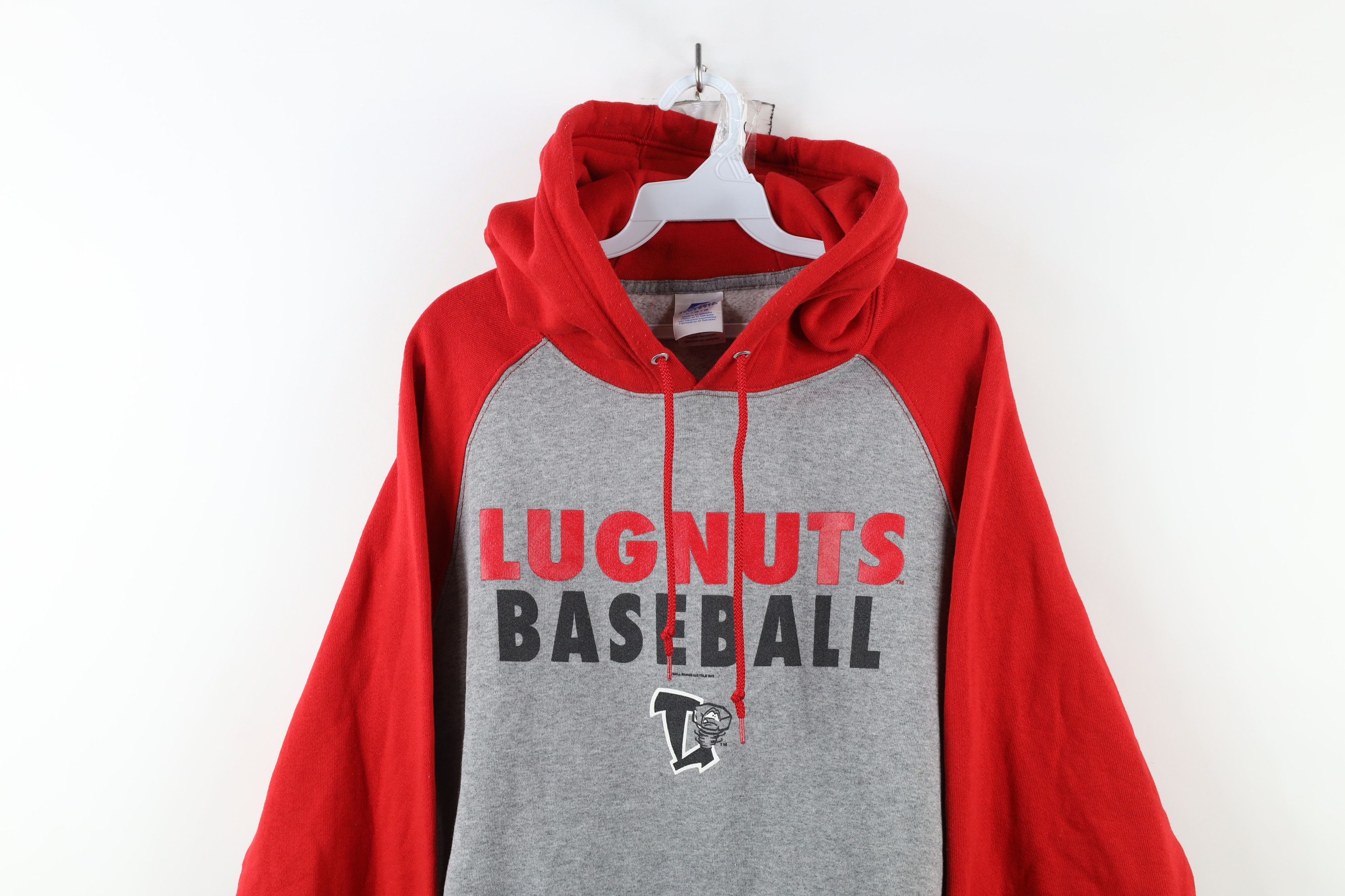 Russell Athletic × Vintage Vintage Y2K Russell Athletic Baseball Lansing Lugnuts Hoodie Size US L / EU 52-54 / 3 - 2 Thumbnail