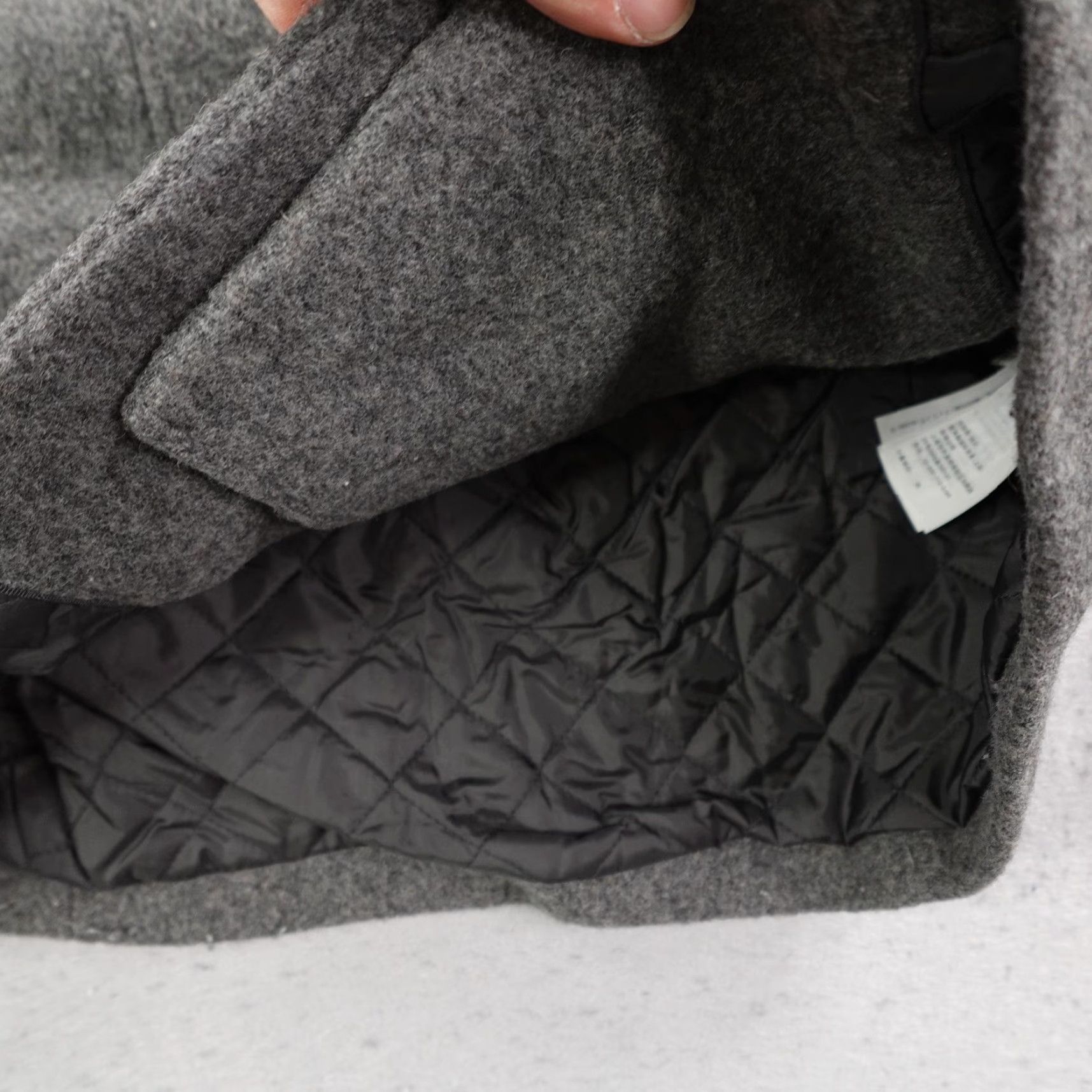 Abercrombie & Fitch Abercrombie & Fitch Jacket Womens Large Gray Wool Blend Peacoat Double Breasted Pea Coat Coat Mens? Wait Size L / US 10 / IT 46 - 4 Thumbnail
