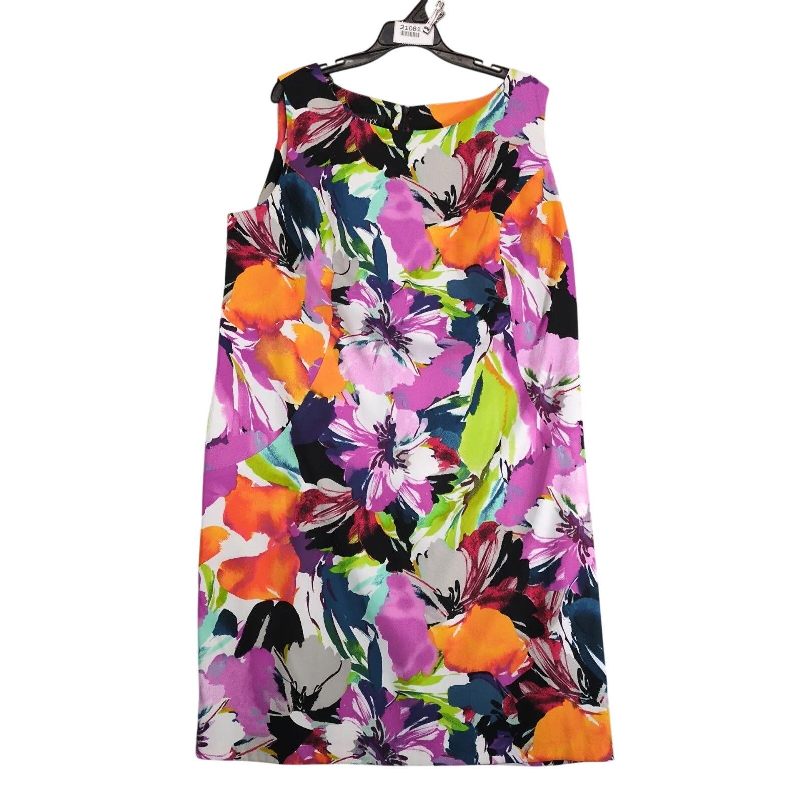 Alyx Alyx Sleeveless Floral Sheath Dress Plus Size 20 Knee-Length Size 3XL / US 20-22 - 1 Thumbnail