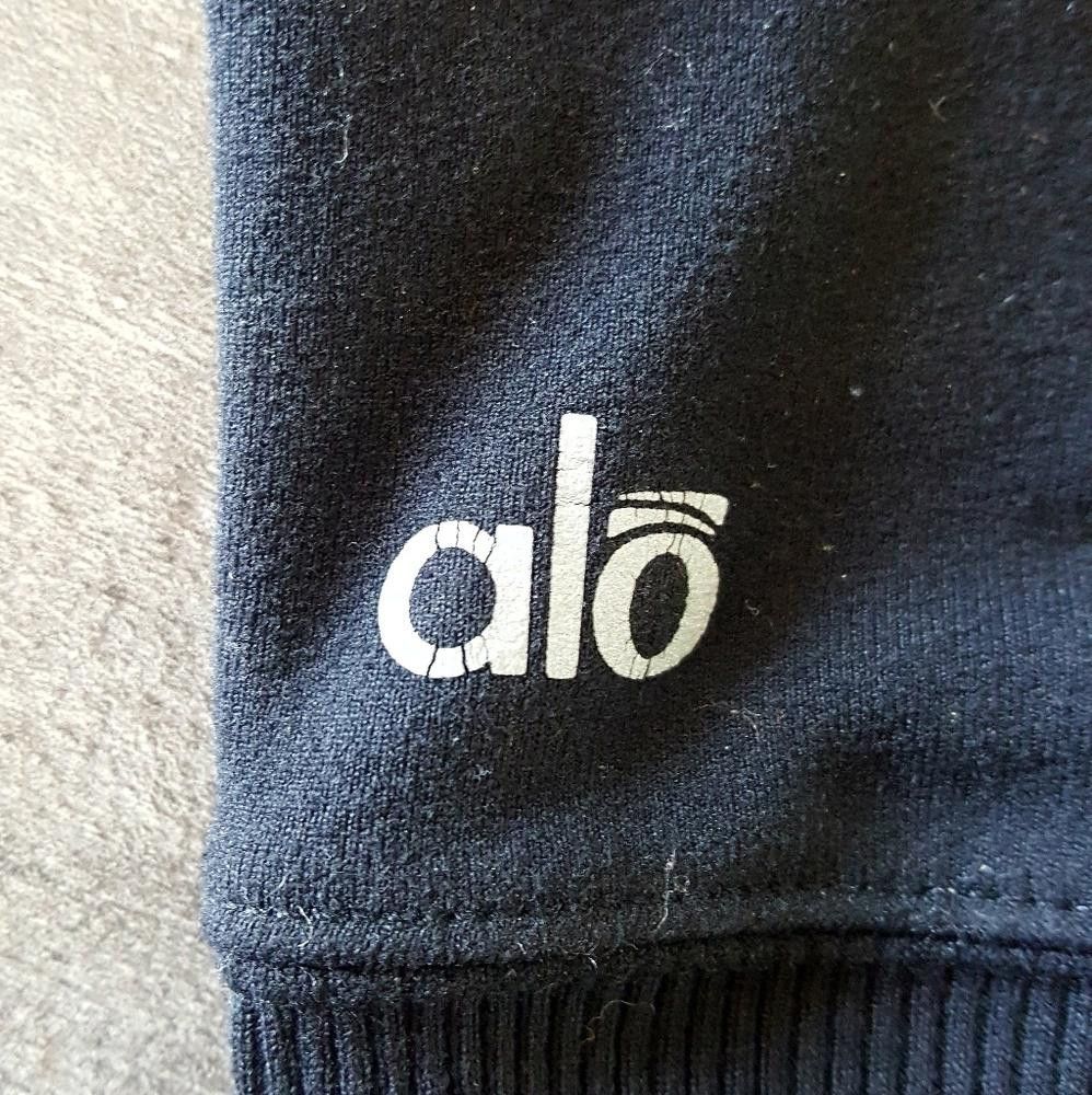 Alo Black ALO Yoga Goddess Ribbed S Legging Size 28" / US 6 / IT 42 - 5 Thumbnail