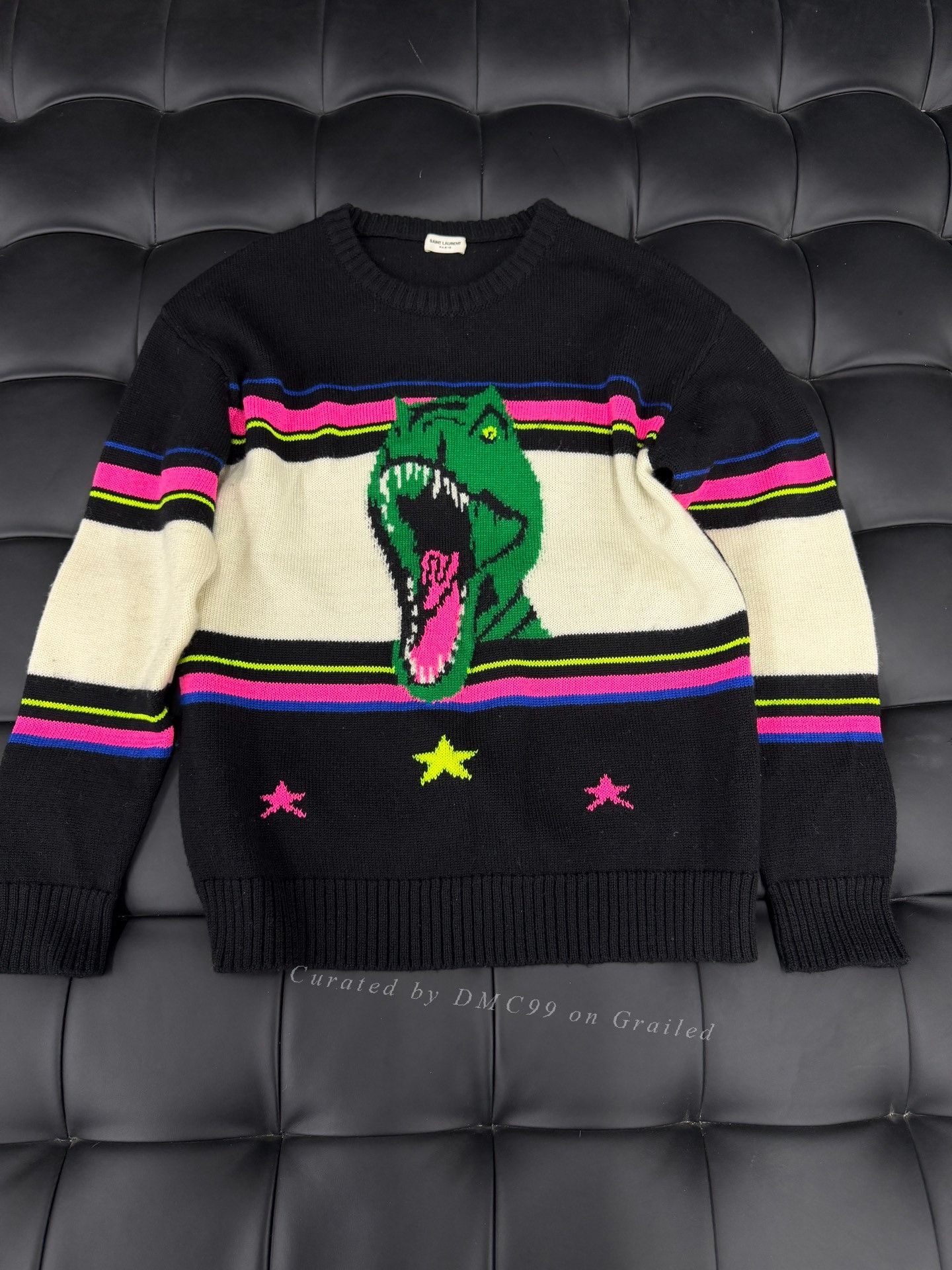 Saint Laurent Paris Saint Laurent 16SS Dinosaur Sweater Size US M / EU 48-50 / 2 - 1 Thumbnail