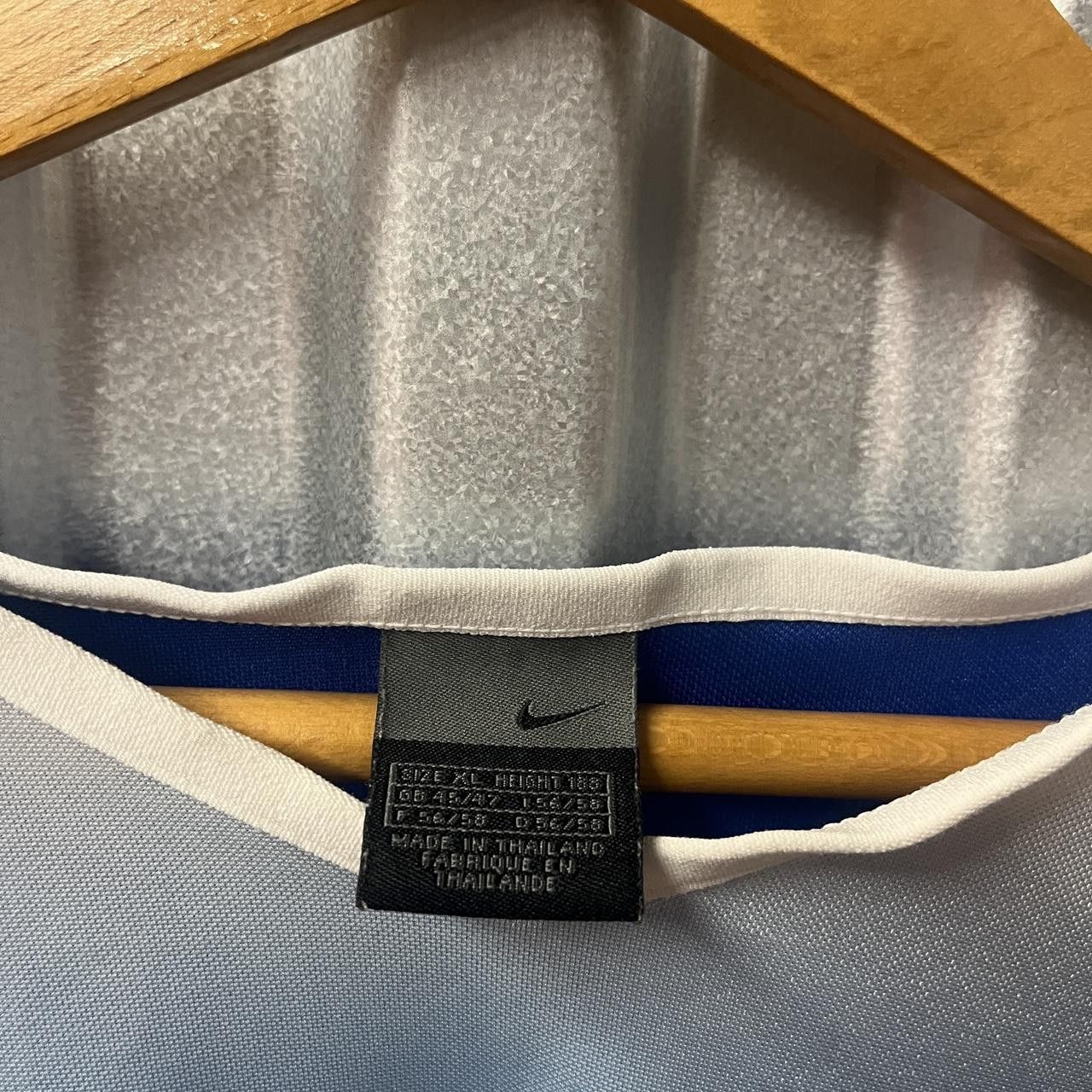 Nike VTG Y2K 02-04 Nike Home Russia Football Soccer Blue Jersey Size US XL / EU 56 / 4 - 4 Thumbnail