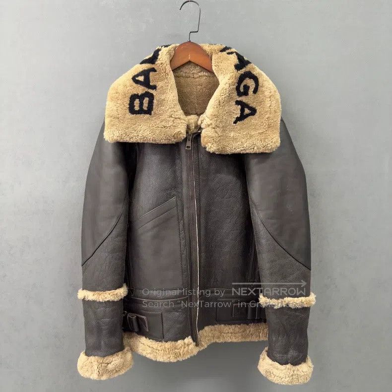 Balenciaga Balenciaga Leather and Fur Combination Coat Size XS / US 0-2 / IT 36-38 - 1 Thumbnail