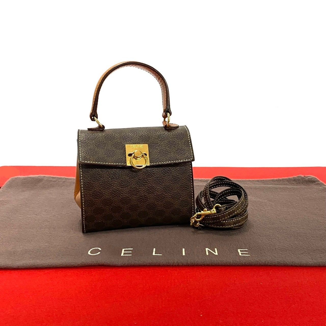 Celine Celine Celine Macadam Blazon 2way bag Leather Shoulder Bag Size ONE SIZE - 1 Thumbnail