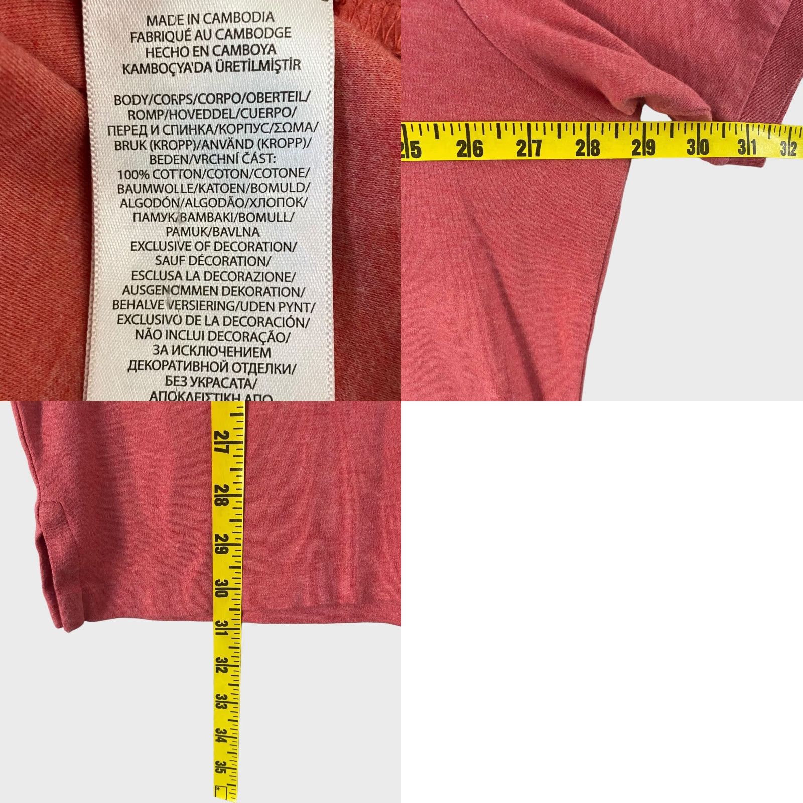 Ralph Lauren VINTAGE Polo Ralph Lauren Polo Shirt Big & Tall Light Red 2XB Men’s Size 2X Big & Tall Cotton Polo Shirt Mens Size US XXL / EU 58 / 5 - 8 Thumbnail