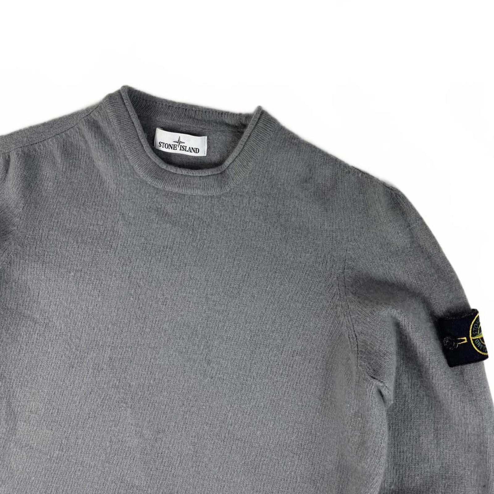 Stone Island Stone Island Wool Knit Jumper Grey Small Size US S / EU 44-46 / 1 - 2 Thumbnail