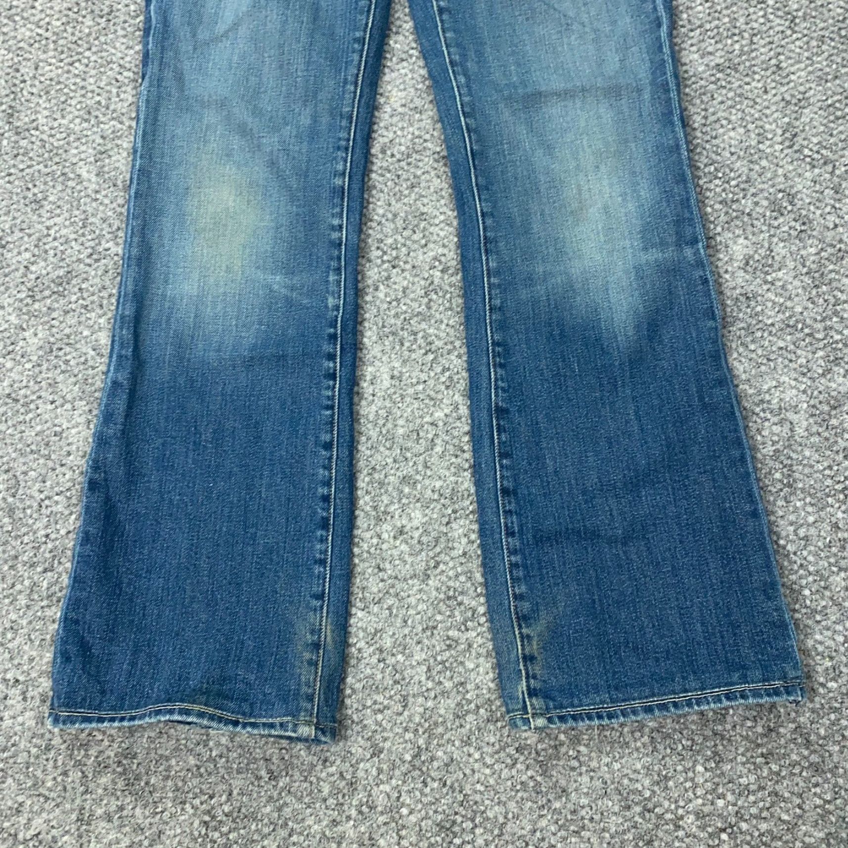 7 For All Mankind 7 For All Mankind Jeans Womens Size 29 Blue Low-Rise Bootcut Faded Size 30" / US 8 / IT 44 - 4 Thumbnail