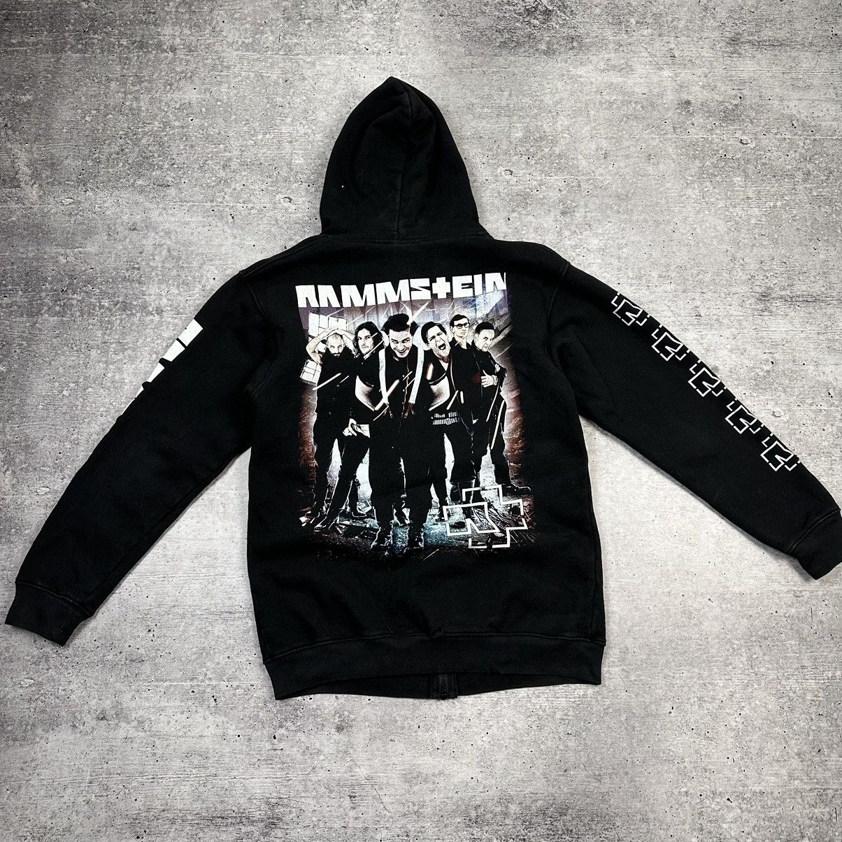 Band Tees Rammstein Band Rock Zip Hoodie Size S Size US S / EU 44-46 / 1 - 1 Thumbnail