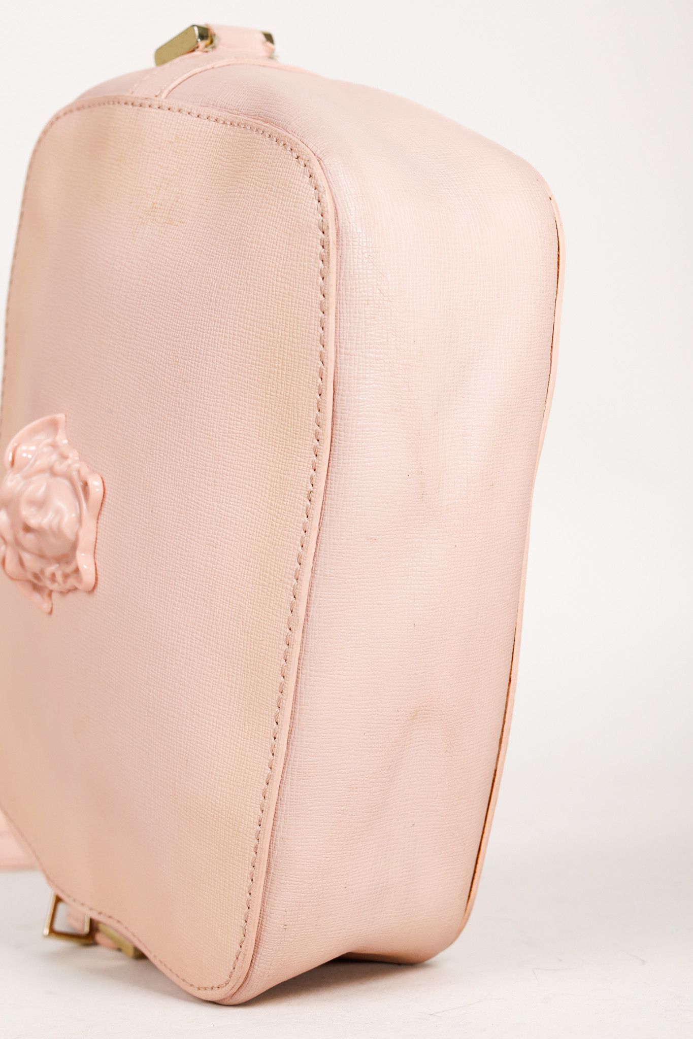 Versace Versace Palazzo Medusa Pink Leather Crossbody Camera Bag Size ONE SIZE - 5 Thumbnail