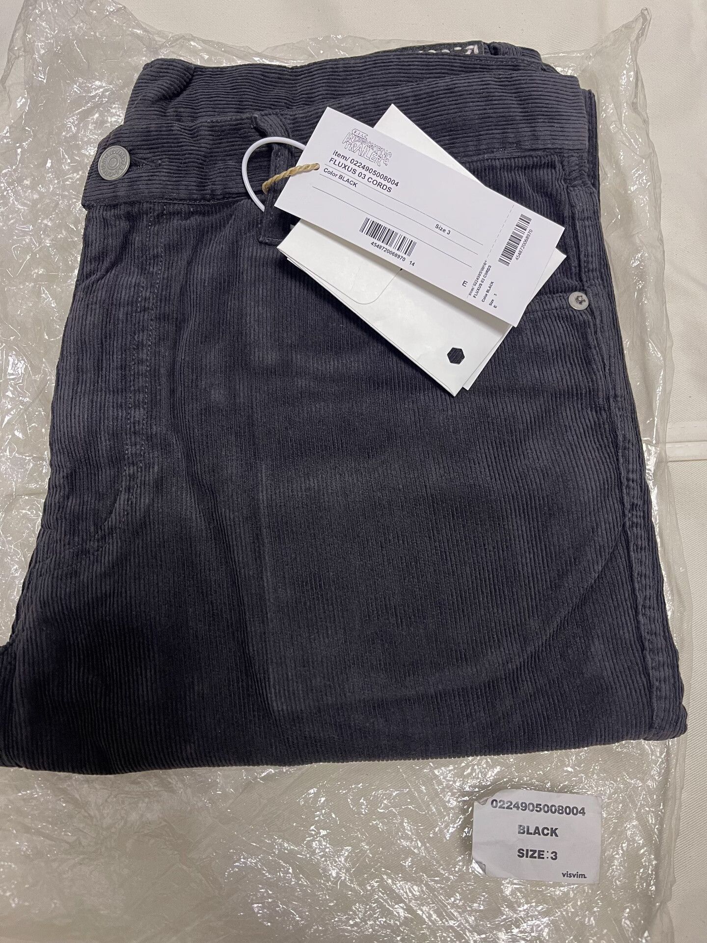 Visvim visvim FLUXUS CORDS 03 24AW Size US 28 / EU 44 - 1 Thumbnail