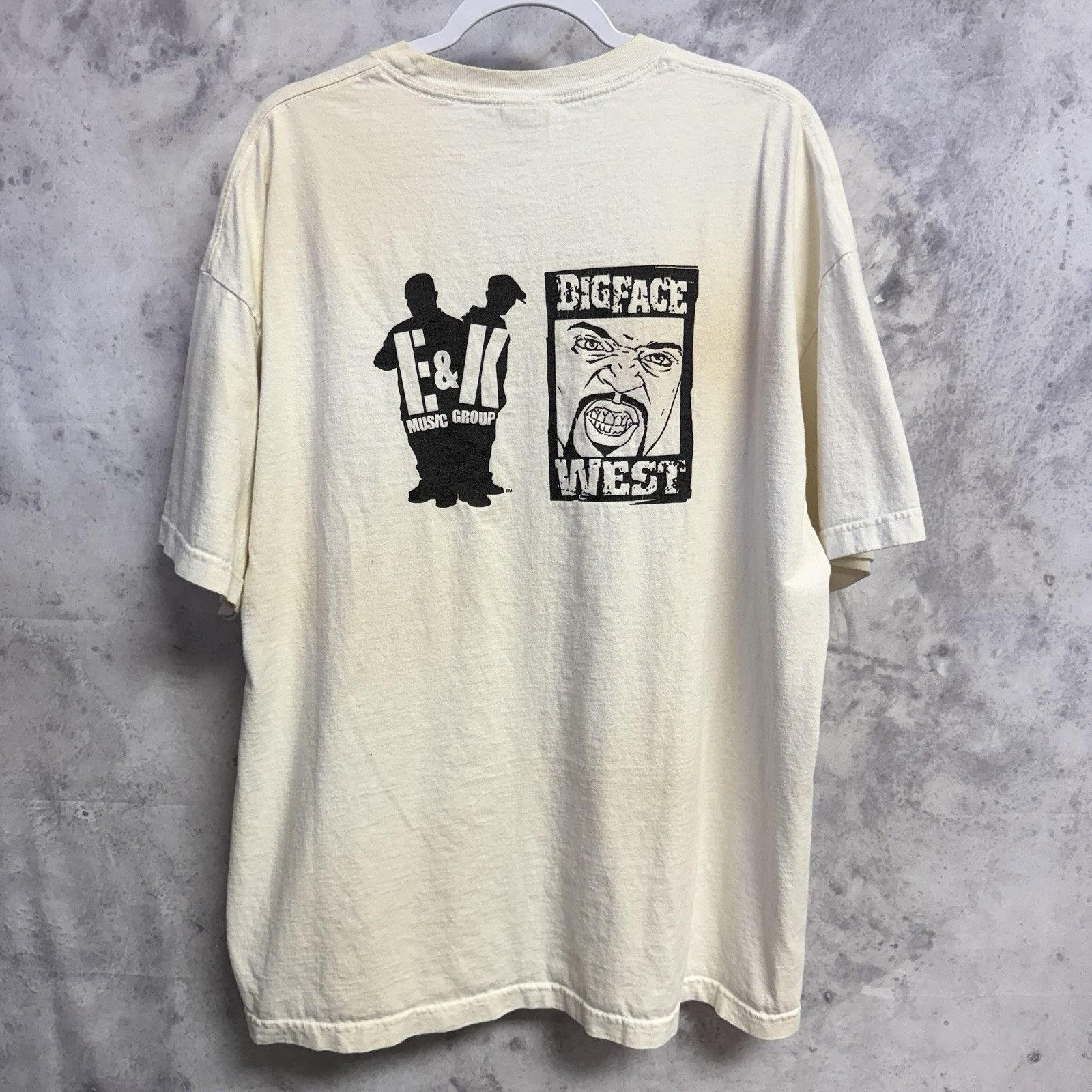 Rap Tees Vintage Mac & AK Rap Tee Shirt Mens 2XL White Bigface West Y Size US XXL / EU 58 / 5 - 2 Thumbnail