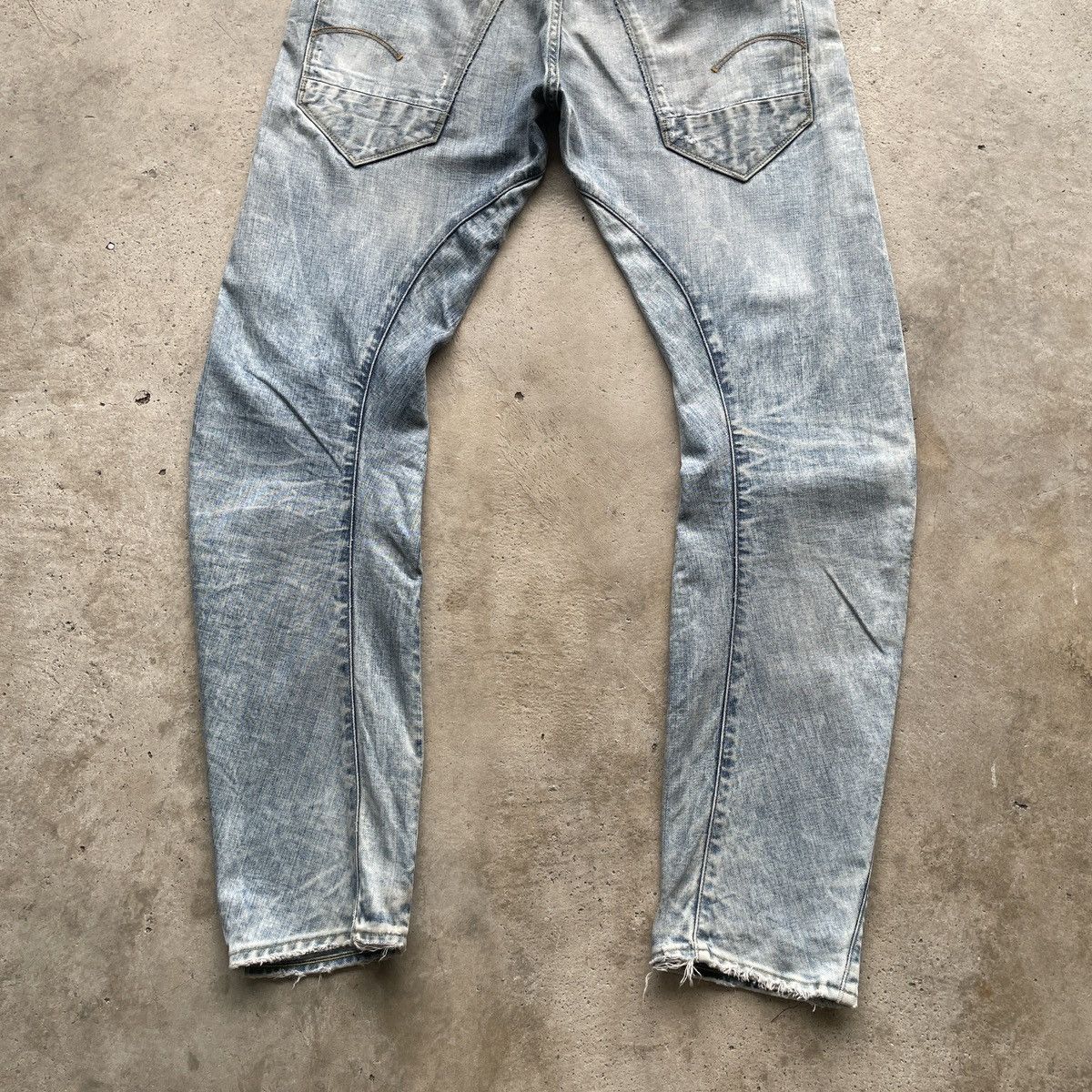 G-Star Vtg G Star Raw Distressed LightWash Faded Jeans Pants W34 Size US 34 / EU 50 - 12 Thumbnail