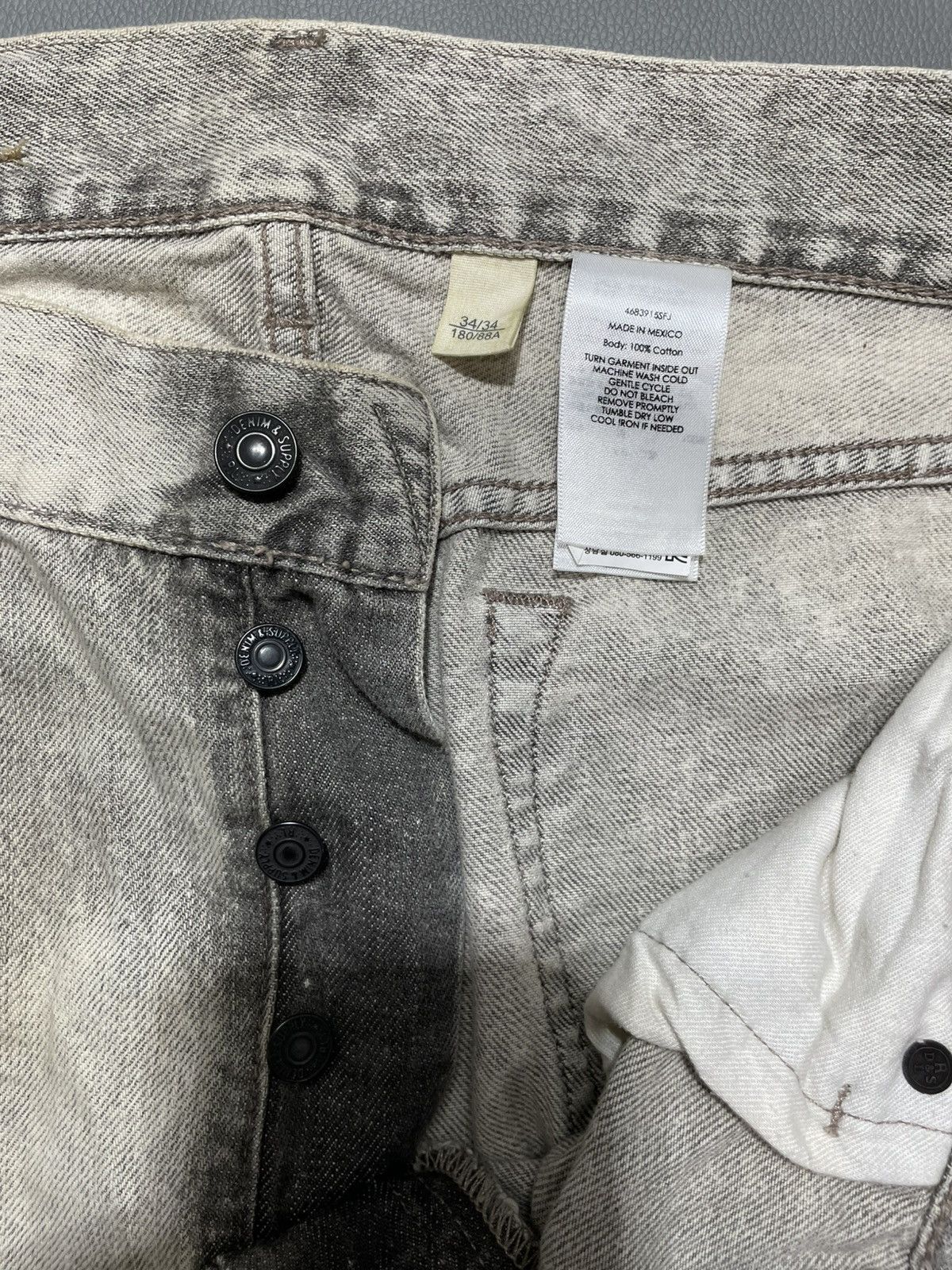 RRL Ralph Lauren RARE Denim Supply RL mudwash Distrssed Jeans Size US 34 / EU 50 - 7 Thumbnail