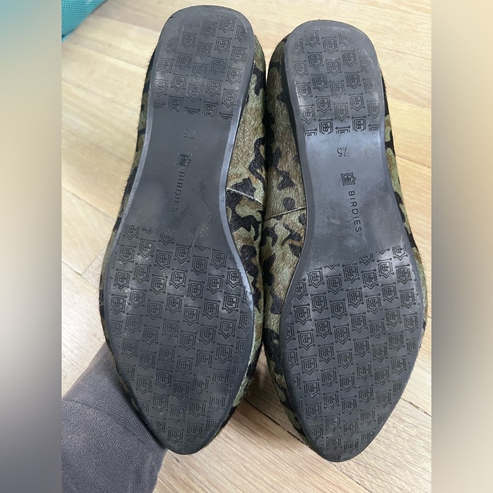 Other Birdies The Blackbird Camouflage Calf Hair Loafer Flats 7.5 Size US 7.5 / IT 37.5 - 3 Thumbnail