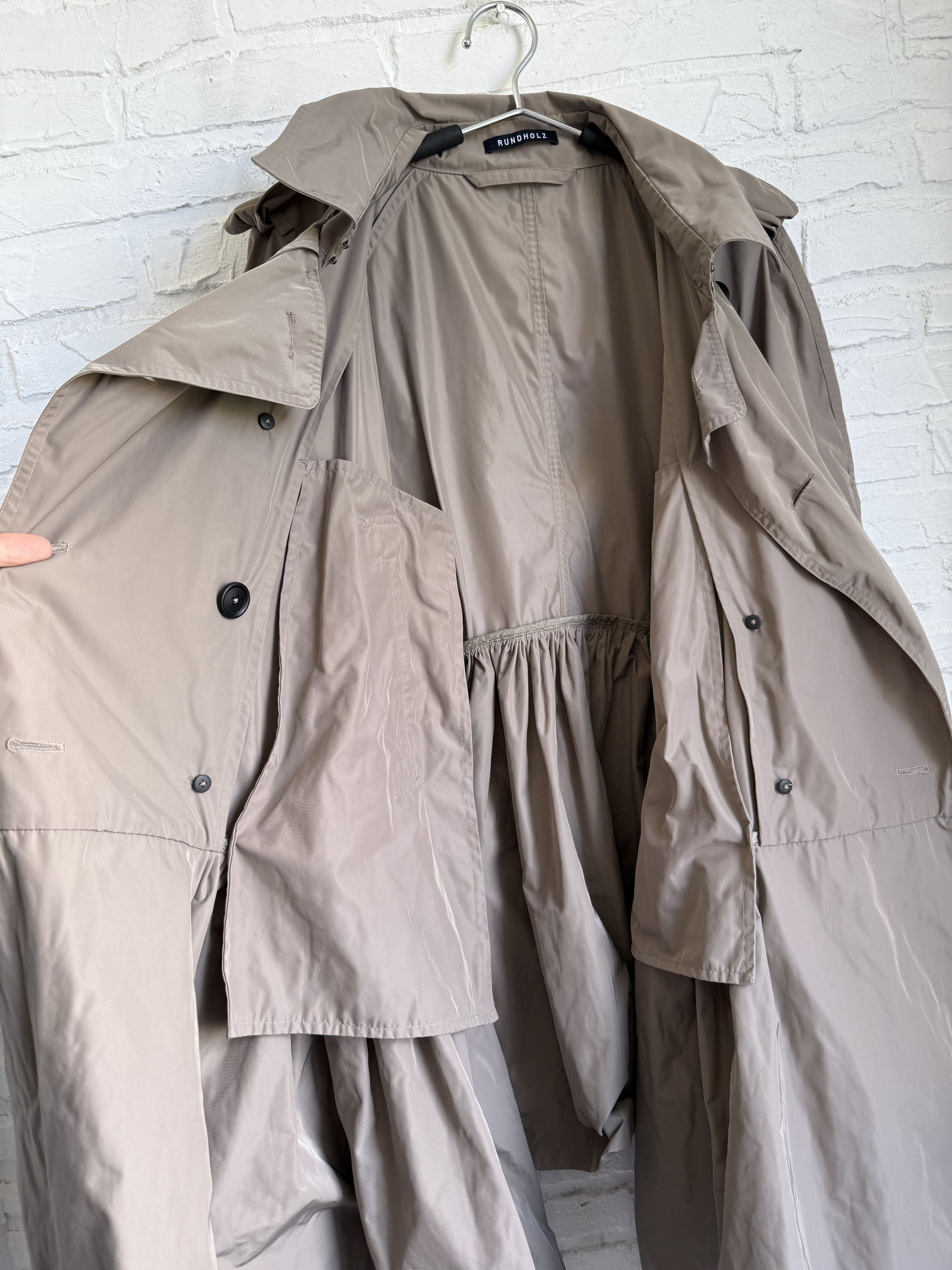 Rundholz Rundholz Oversized Trench Coat Balloon Taupe Jacket Size M / US 6-8 / IT 42-44 - 10 Thumbnail