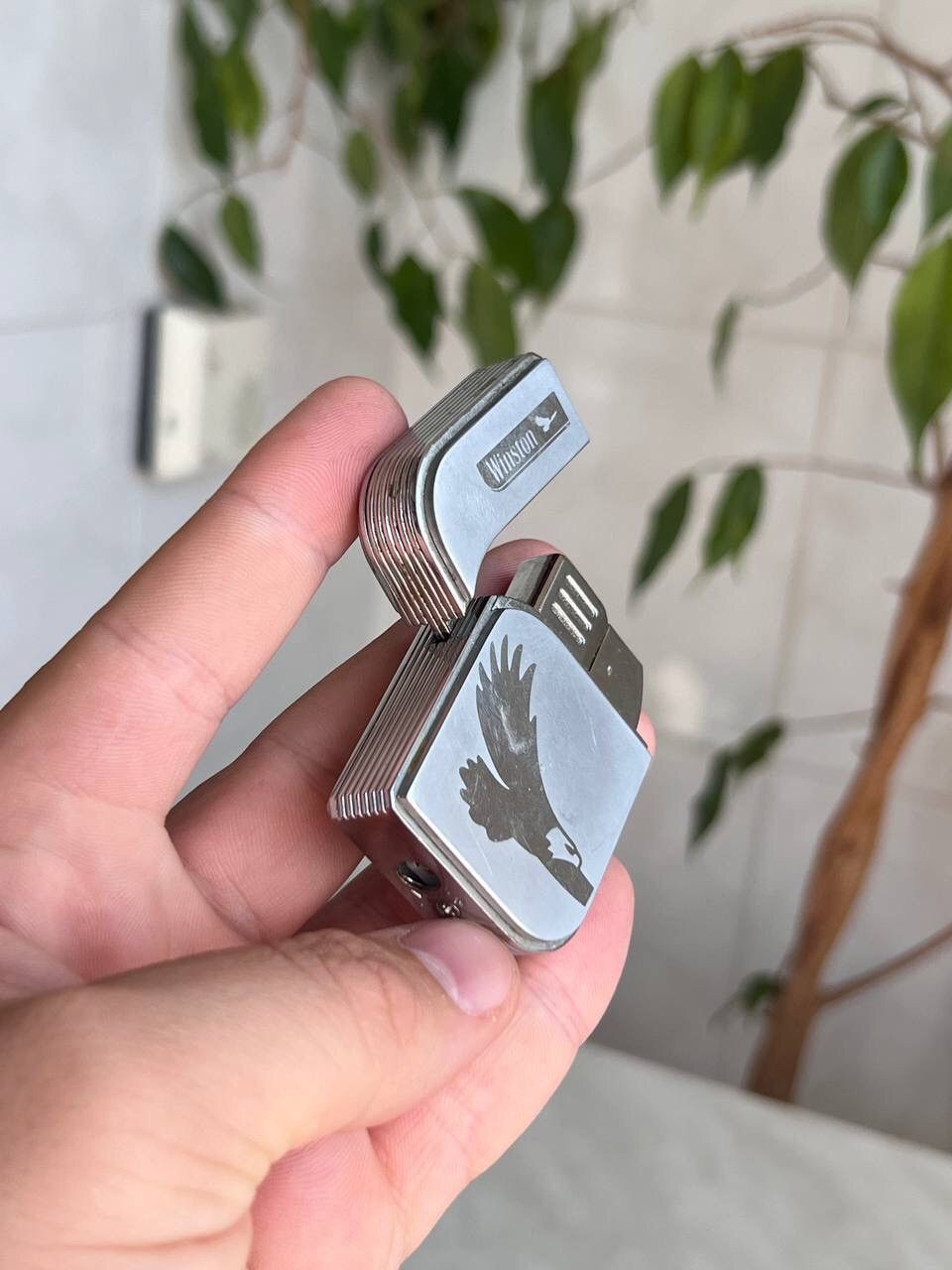 Marlboro × Vintage Y2K ELEGANCE WINSTON METAL FUTURISTIC LIGHTER PUNK Size ONE SIZE - 6 Thumbnail