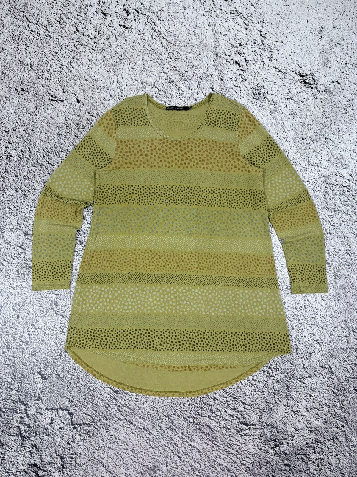 Gudrun Sjoden Gudrun Sjoden Organic Cotton Striped Dot Long Sleeve Tunic L Size L / US 10 / IT 46 - 1 Thumbnail