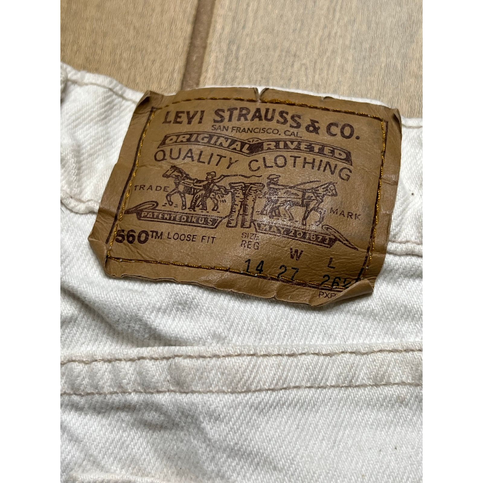 Levi's Vintage Levi’s 90s 560 Loose Fit Jeans Youth 14 USA 26x25 Size 26" / US 2 / IT 38 - 14 Thumbnail