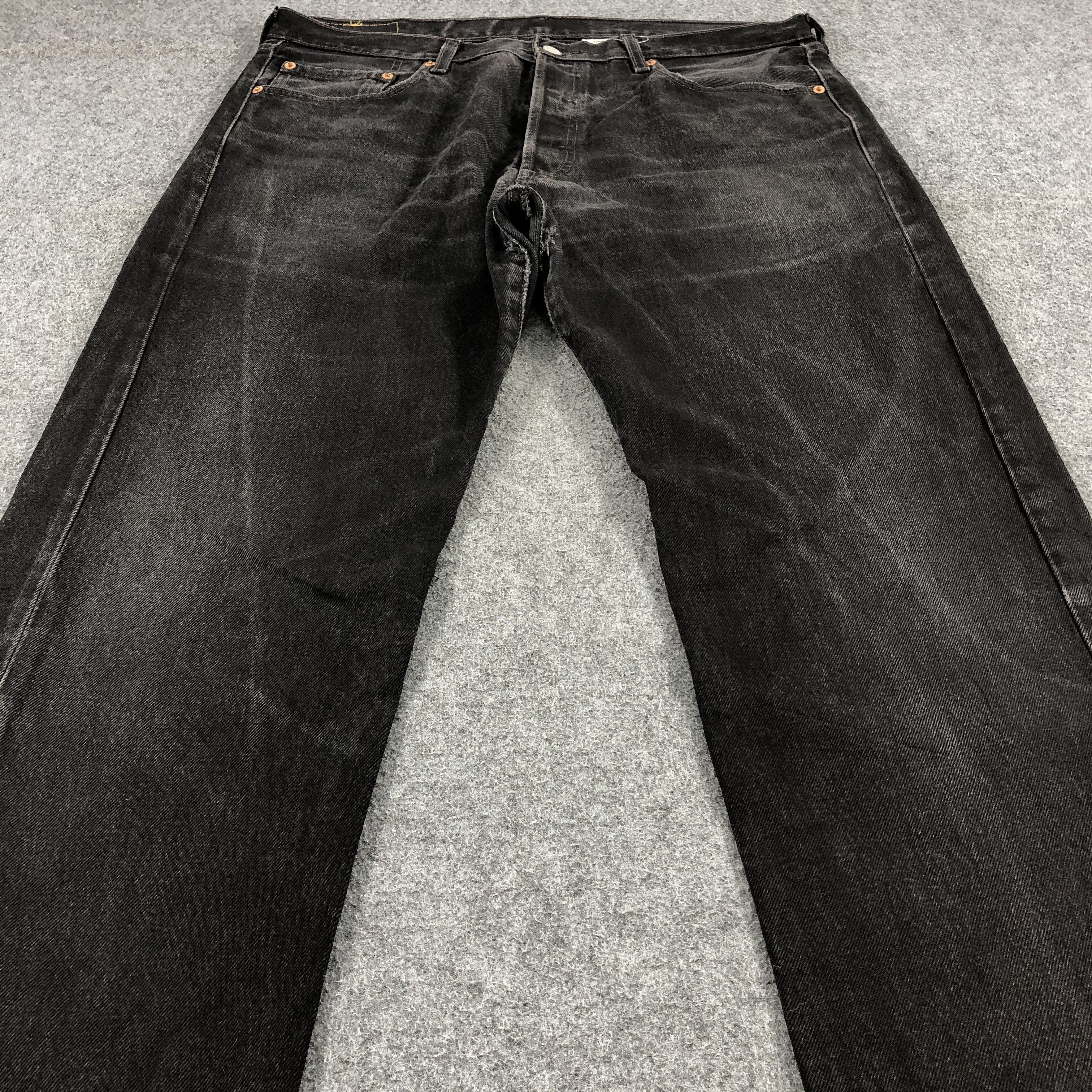 Levi's Vintage Distress Levis 501 Jeans-JM1668 Size US 38 / EU 54 - 3 Thumbnail