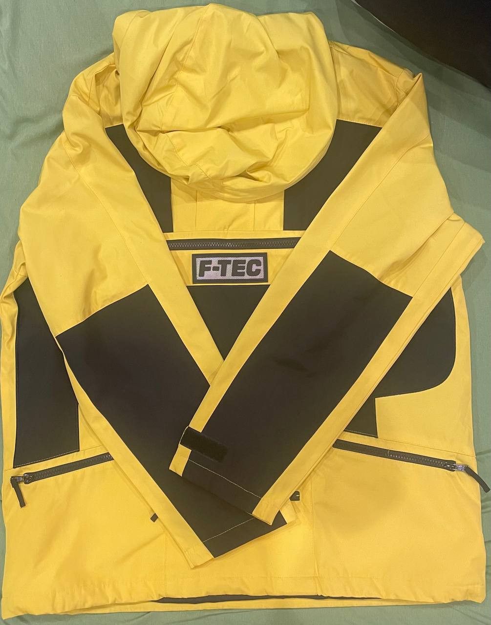 Fuck The Population FTP F-Tec Anorak Yellow Size US M / EU 48-50 / 2 - 1 Thumbnail