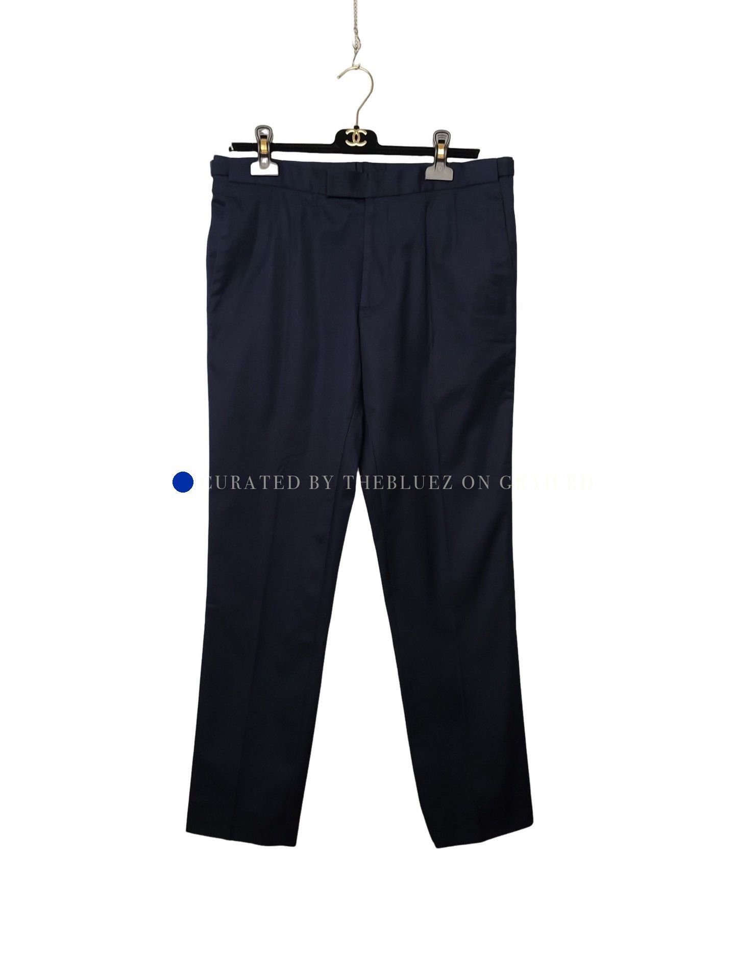 Dior Blue Tailored Pants Size 34 Size US 34 / EU 50 - 1 Thumbnail