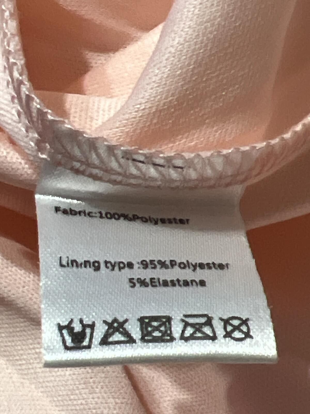 Other Elegant Light Pink Midi Dress with Bow Shoulder Straps XL Size XL / US 12-14 / IT 48-50 - 8 Thumbnail