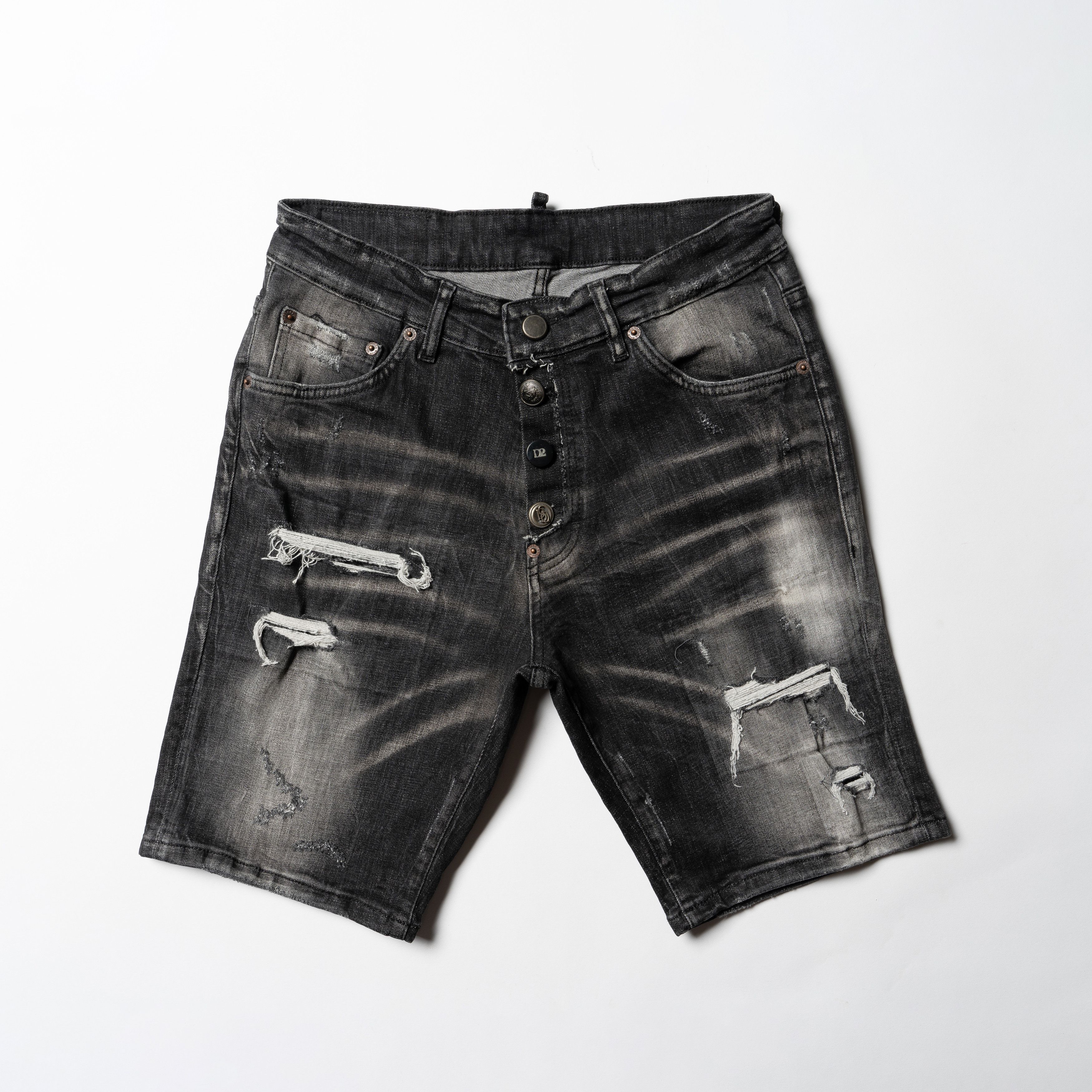 Dsquared2 🔵 DSQUARED2 Distressed Denim Shorts Size US 32 / EU 48 - 1 Thumbnail