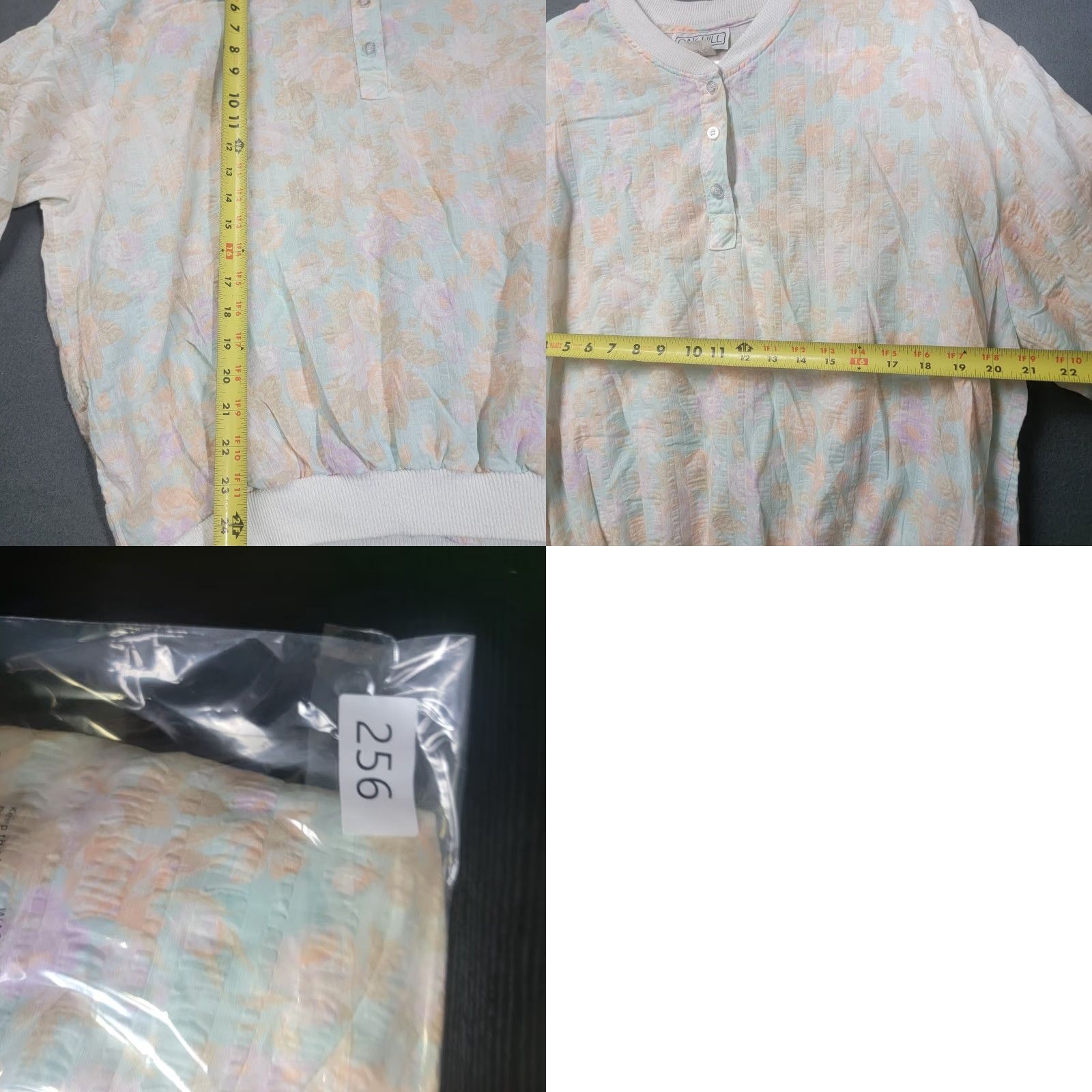 Vintage Oak Hill Vintage Women's Shirt Size XL Floral Cardigan Blouse Knit Cotton Blend White Floral Vintage Women’s Shirt XL Oak Hill Size XL / US 12-14 / IT 48-50 - 8 Thumbnail