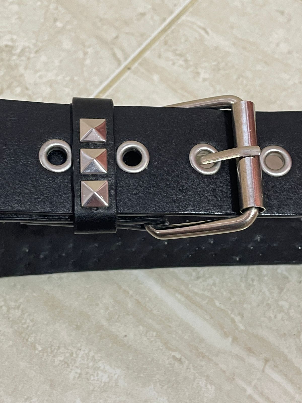 Japanese Brand Vintage Pyramid Stutted Belt Punk Y2K Size ONE SIZE - 6 Thumbnail