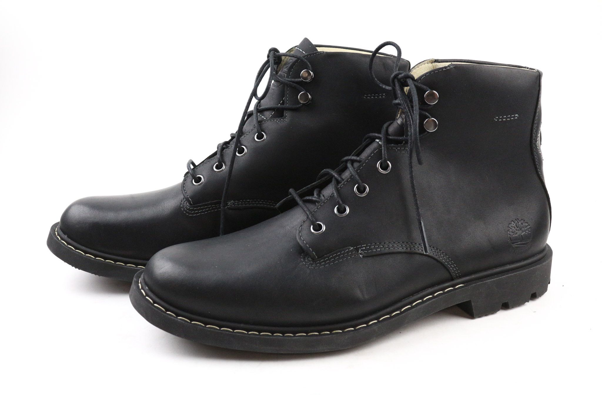 Timberland A2FHE UK7 Black Leather 79609 Size US 7.5 / EU 40-41 - 2 Thumbnail
