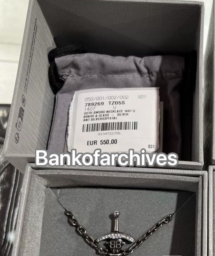 Balenciaga Balenciaga 24SS “Sword” Necklace Size ONE SIZE - 3 Thumbnail