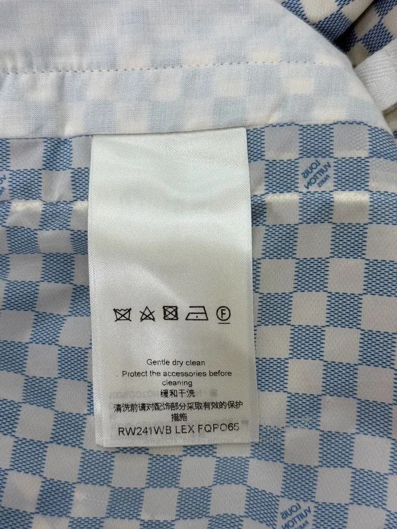 Louis Vuitton Louis Vuitton Blue White Check Shorts. Size US 34 / EU 50 - 4 Thumbnail