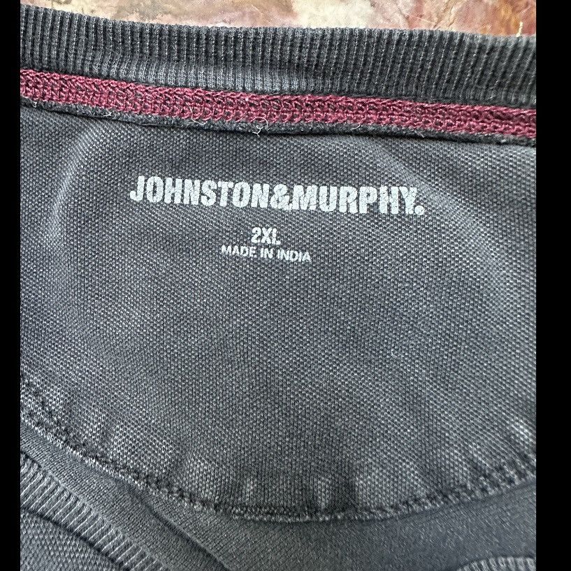 Johnston & Murphy JOHNSTON & MURPHY STONEWASHED FADED KNIT TSHIRT VNECK XXL Size US XXL / EU 58 / 5 - 4 Thumbnail