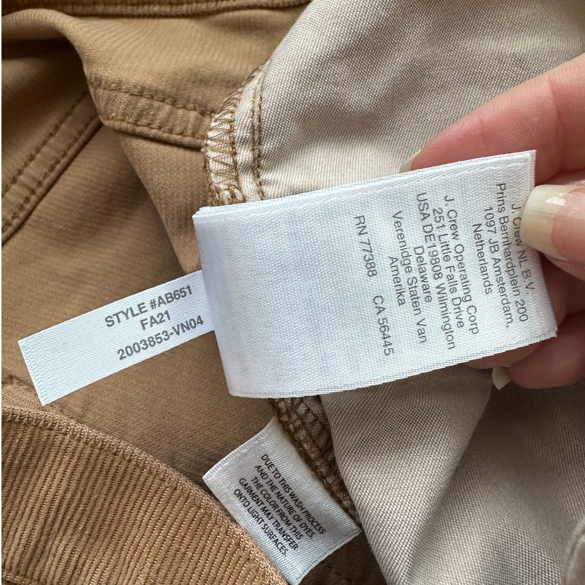 J.Crew NWT J Crew Gold Vintage Slim Straight Corduroy Pants 32 / 12 Size 32" / US 10 / IT 46 - 12 Thumbnail