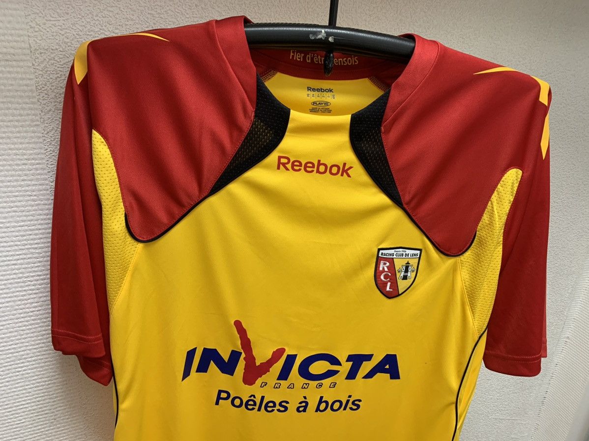 Reebok Lens racing club Rcl Reebok soccer jersey Xl France invicta Size US XL / EU 56 / 4 - 4 Thumbnail