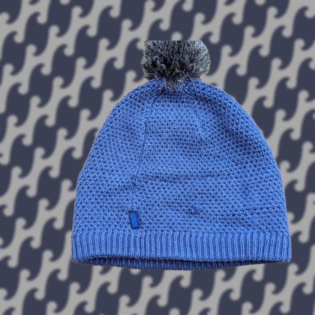 Outdoor Research Outdoor Research Beanie Hat One Size Lined Wool Blend Pom Pom Knitted Blue Beanie Mens Womens Unisex Adults Needlework Wool Blend Beanie Size ONE SIZE - 1 Thumbnail