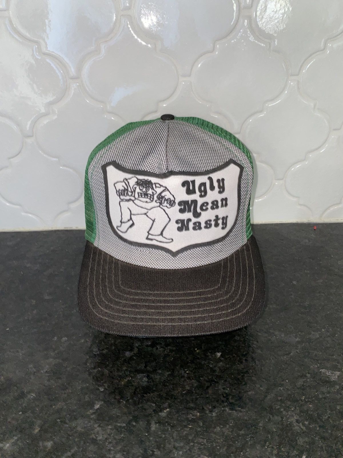Other Vintage 80s Ugly mean nasty trucker hat Size ONE SIZE - 1 Thumbnail