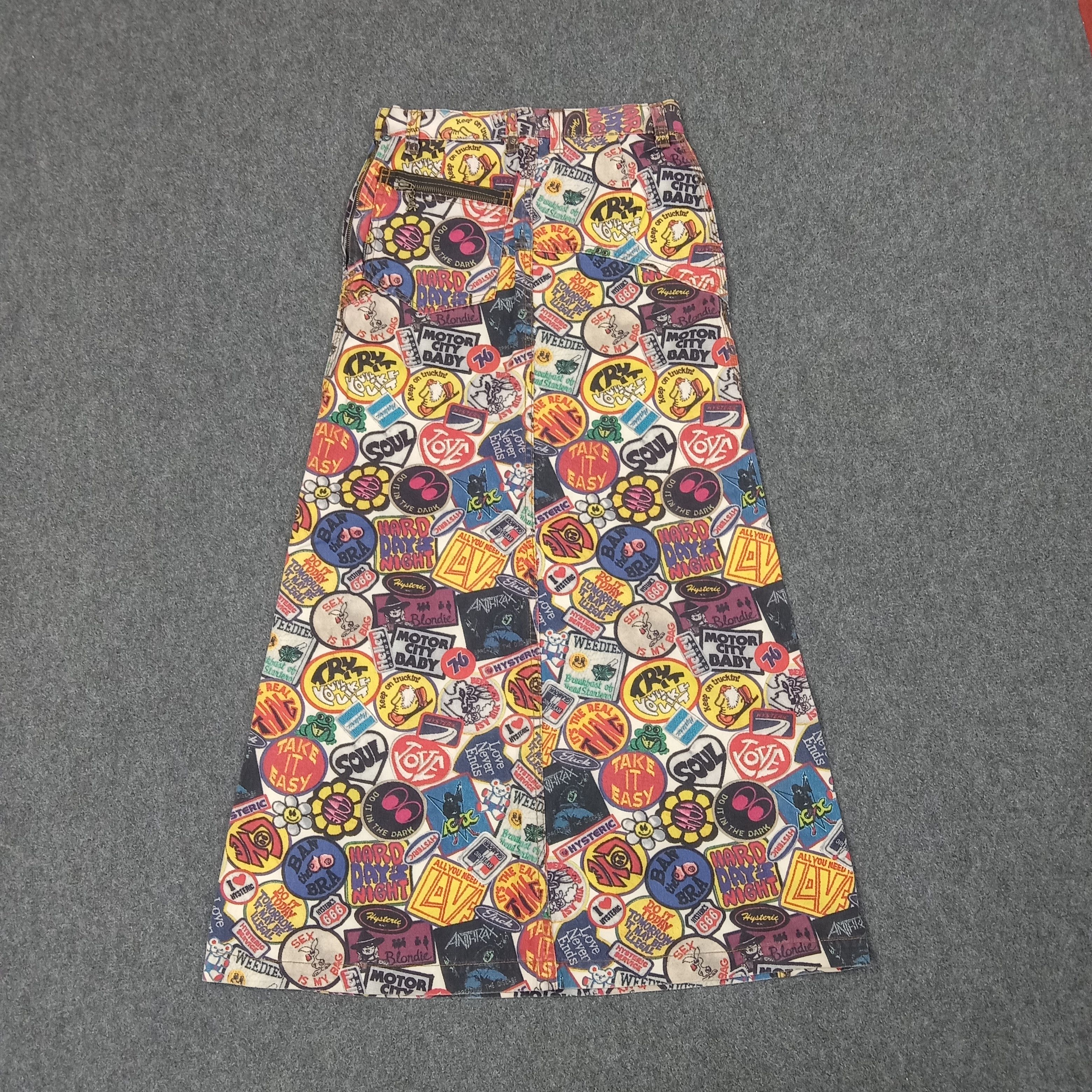 Hysteric Glamour Hysteric Glamour Japanese Brand Fullprint Skirts C235N15 Size 26" / US 2 / IT 38 - 1 Thumbnail
