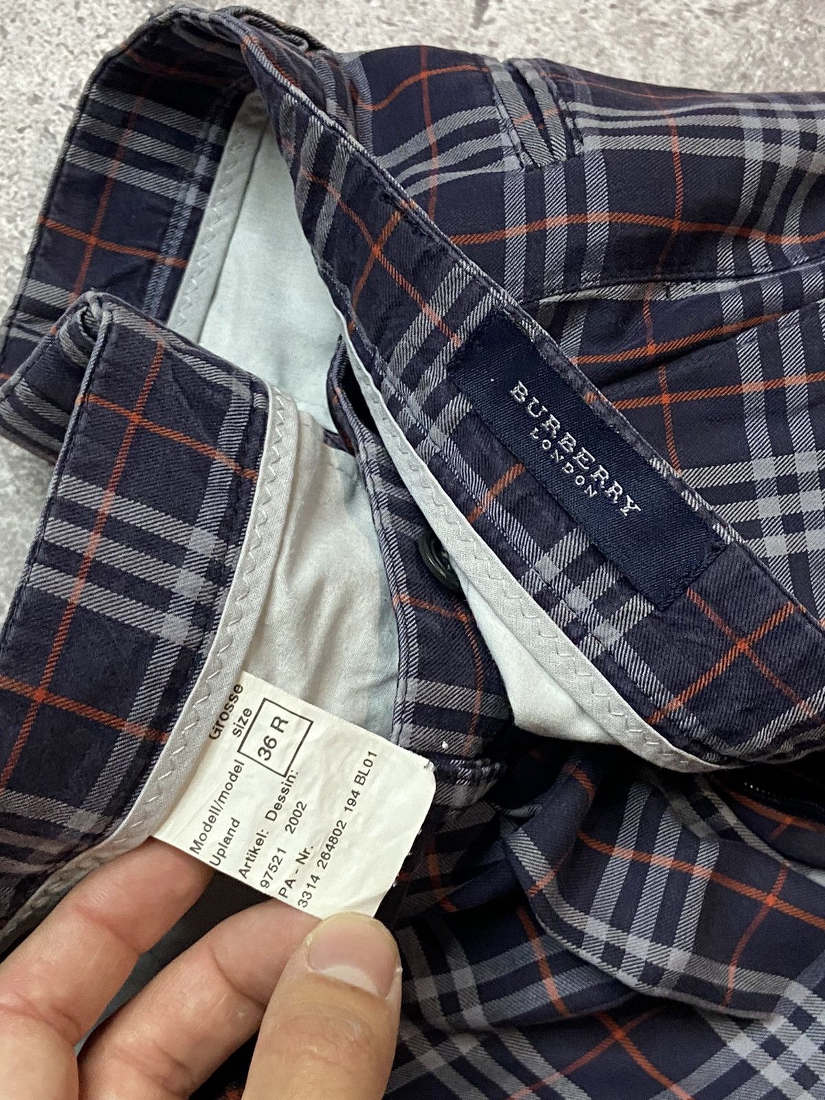 Burberry × Designer Vintage Burberrys pant nova check Size US 36 / EU 52 - 4 Thumbnail