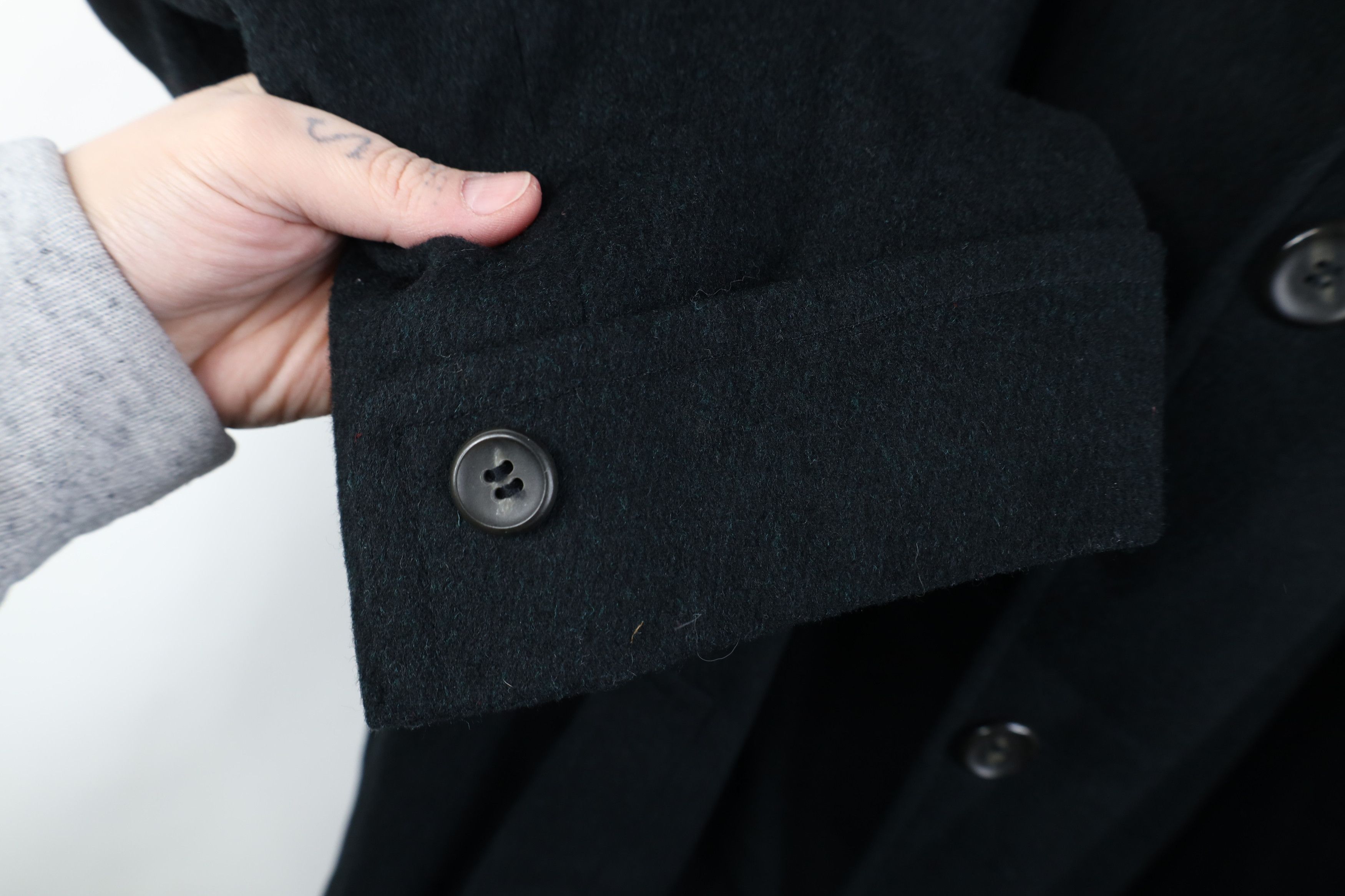 Vintage Vintage 40s Joseph Feiss Overcoat Jacket Green Black USA Size US XXL / EU 58 / 5 - 7 Thumbnail