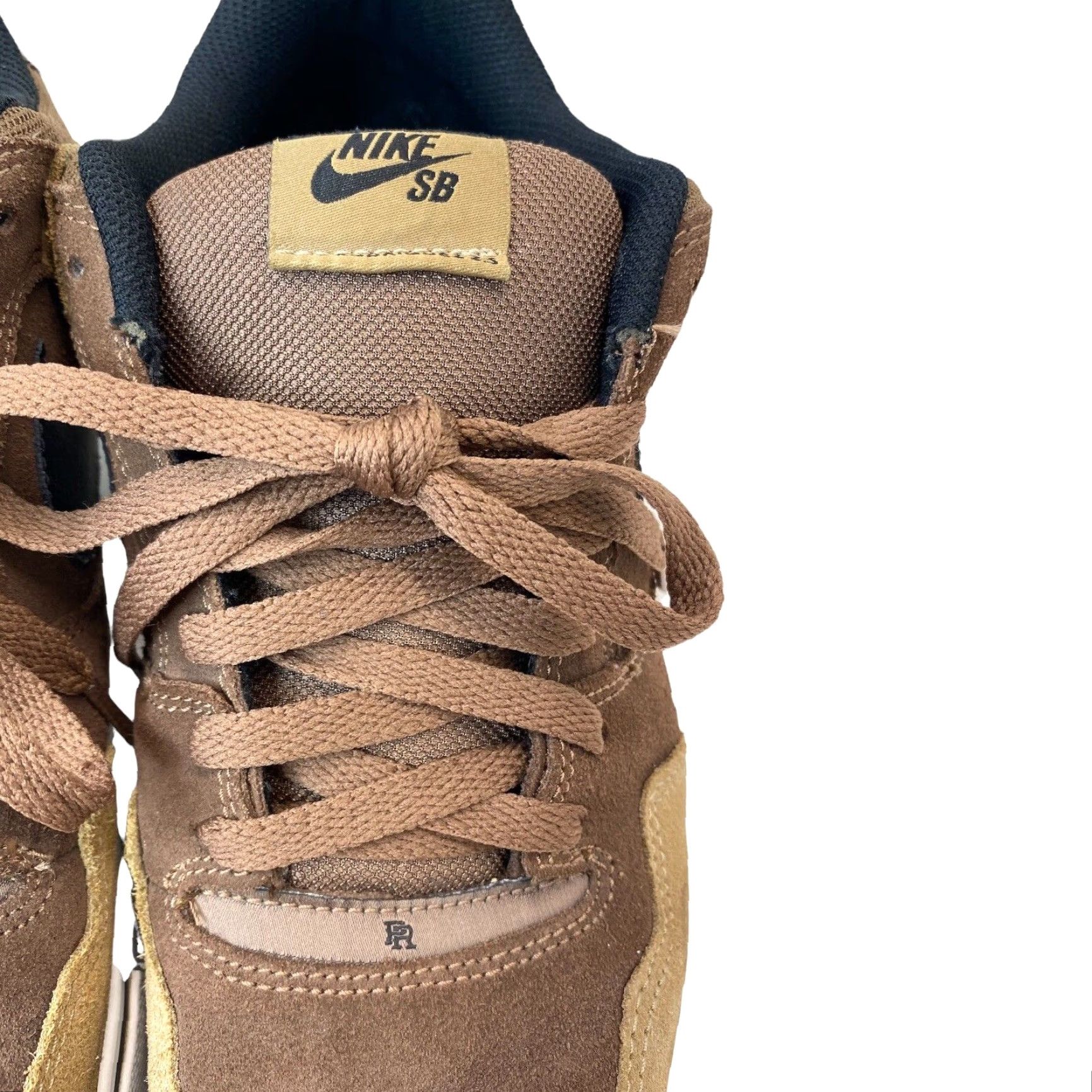 Nike VINTAGE Nike Zoom Air SB Paul Rodriguez 2.5 Sneakers Adult 11.5 Medium Brown Suede Skateboarding Mens Size US 11 / EU 44 - 3 Thumbnail