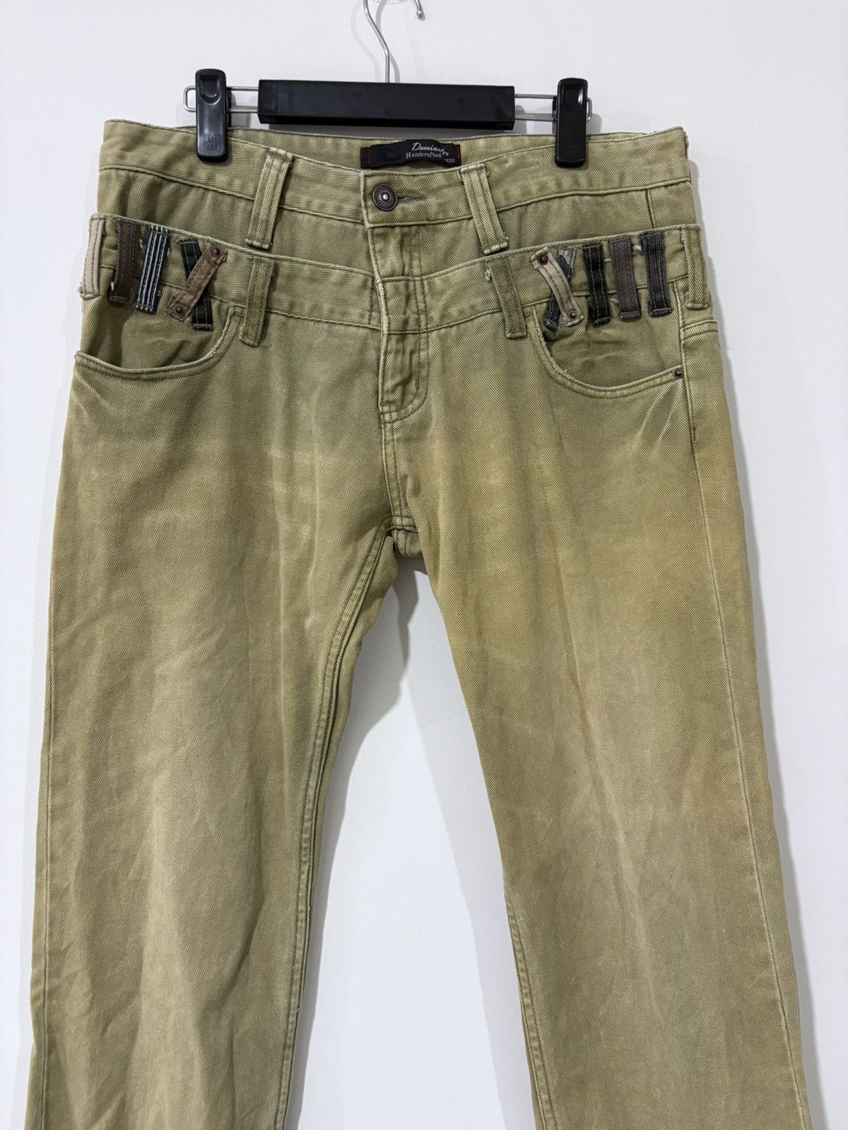 Seditionaries JAPANESE BRAND DOMINATE JEANS DOUBLE WAIST Size US 34 / EU 50 - 3 Thumbnail