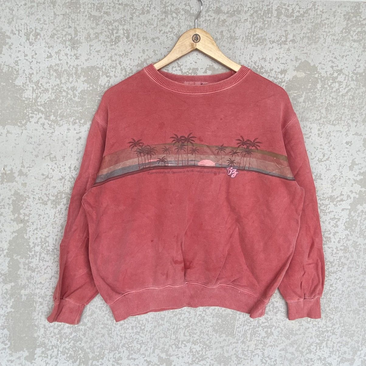 Other Vintage Hawaii Beach Printed Crewneck Sweatshirt Red Size M Size US M / EU 48-50 / 2 - 1 Thumbnail