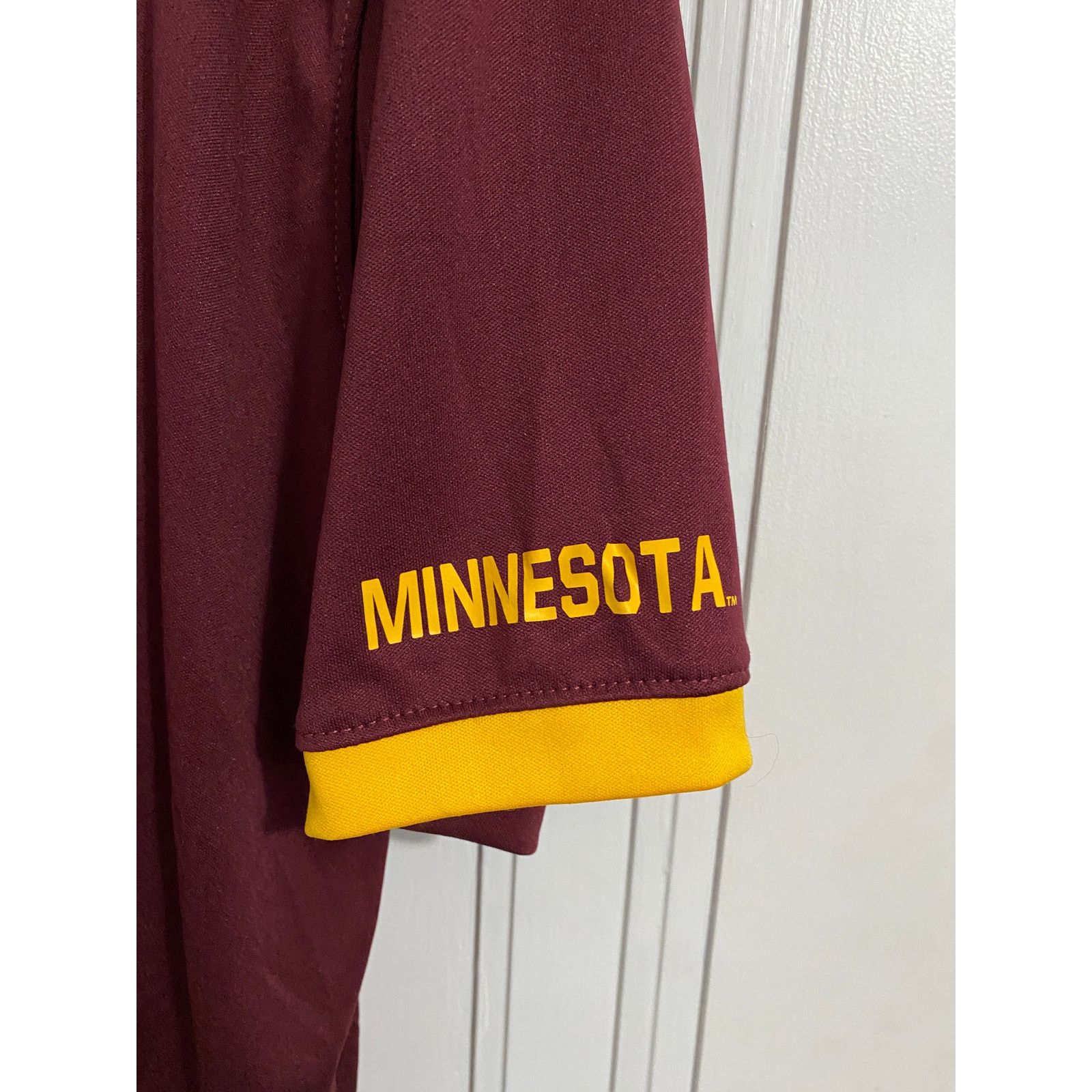 Colosseum Athletics Minnesota Golden Gophers Maroon Polo Men's Size Large Size US L / EU 52-54 / 3 - 3 Thumbnail