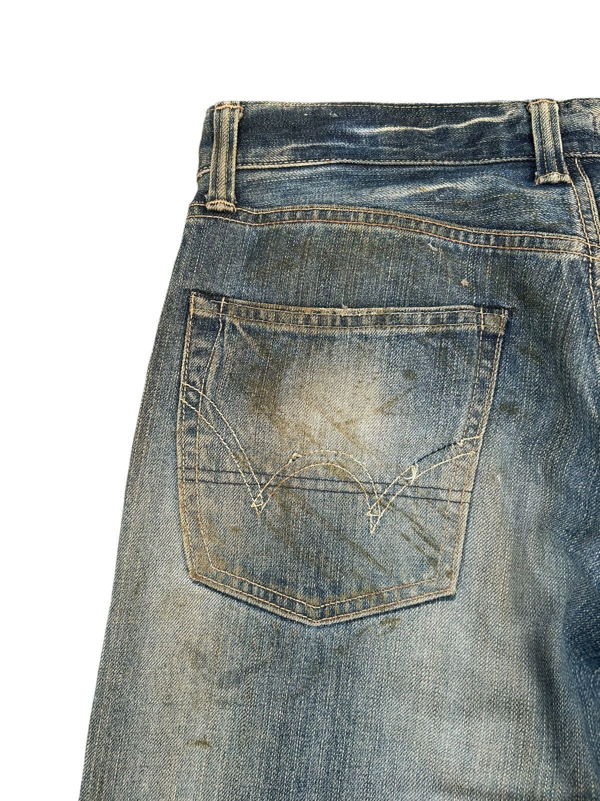 Kapital Vintage Edwin 505 Selvedge Dirty Patina Denim Jeans Size US 32 / EU 48 - 13 Thumbnail