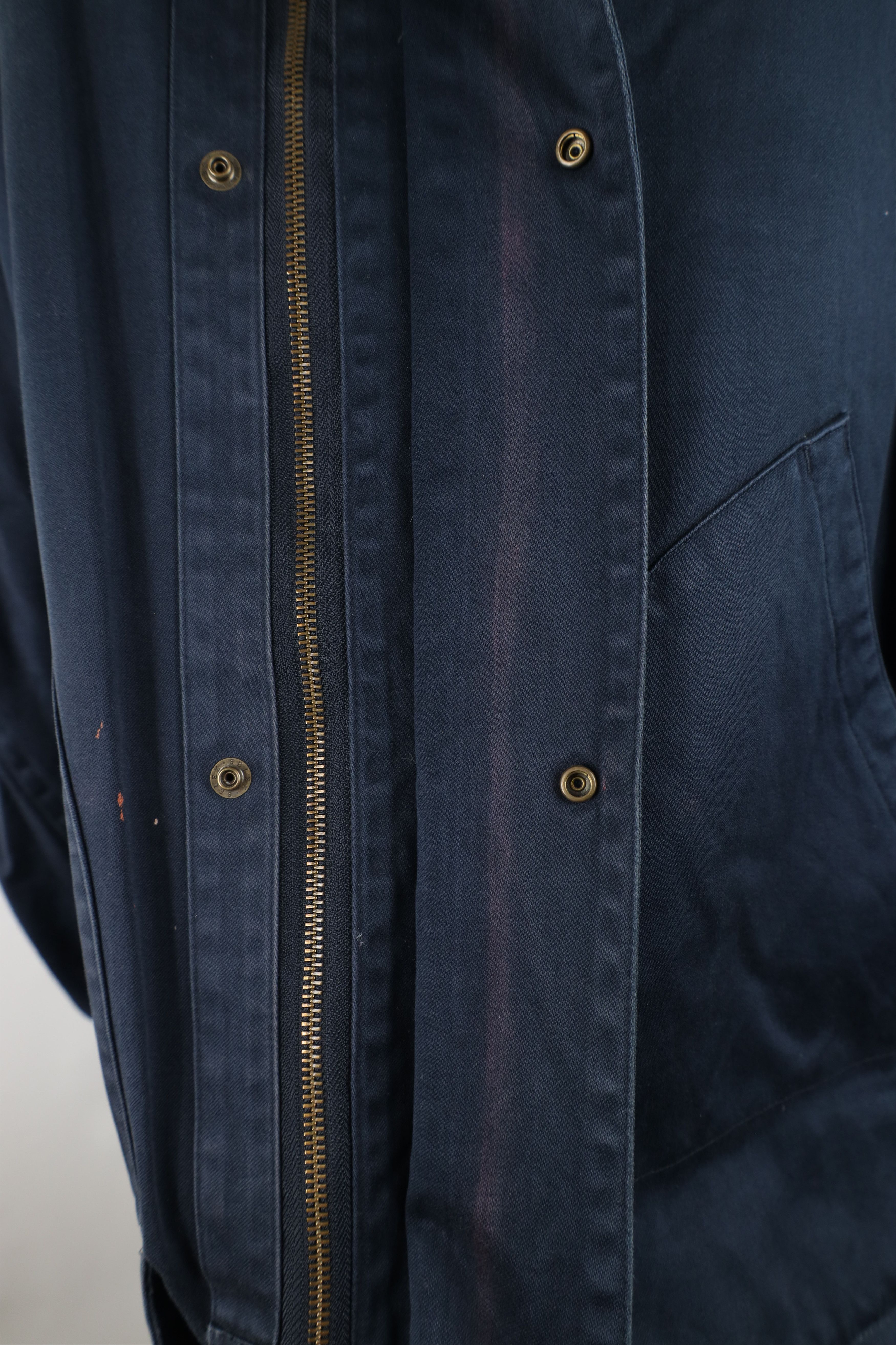 Nautica Vintage 90s Nautica Quilted Leather Collar Chore Barn Jacket Size US L / EU 52-54 / 3 - 5 Thumbnail